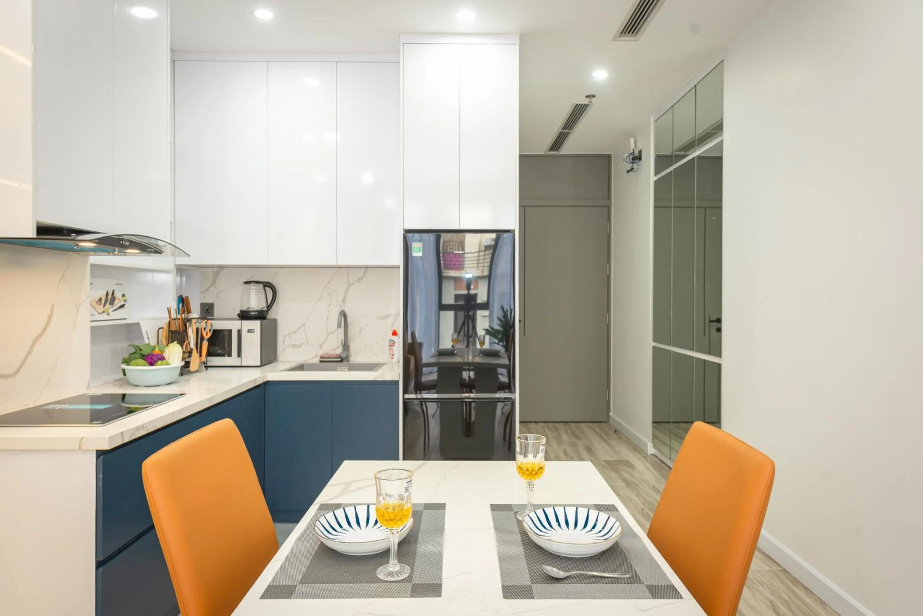 Kitchen or kitchenette in Myrcella Urban Apartment