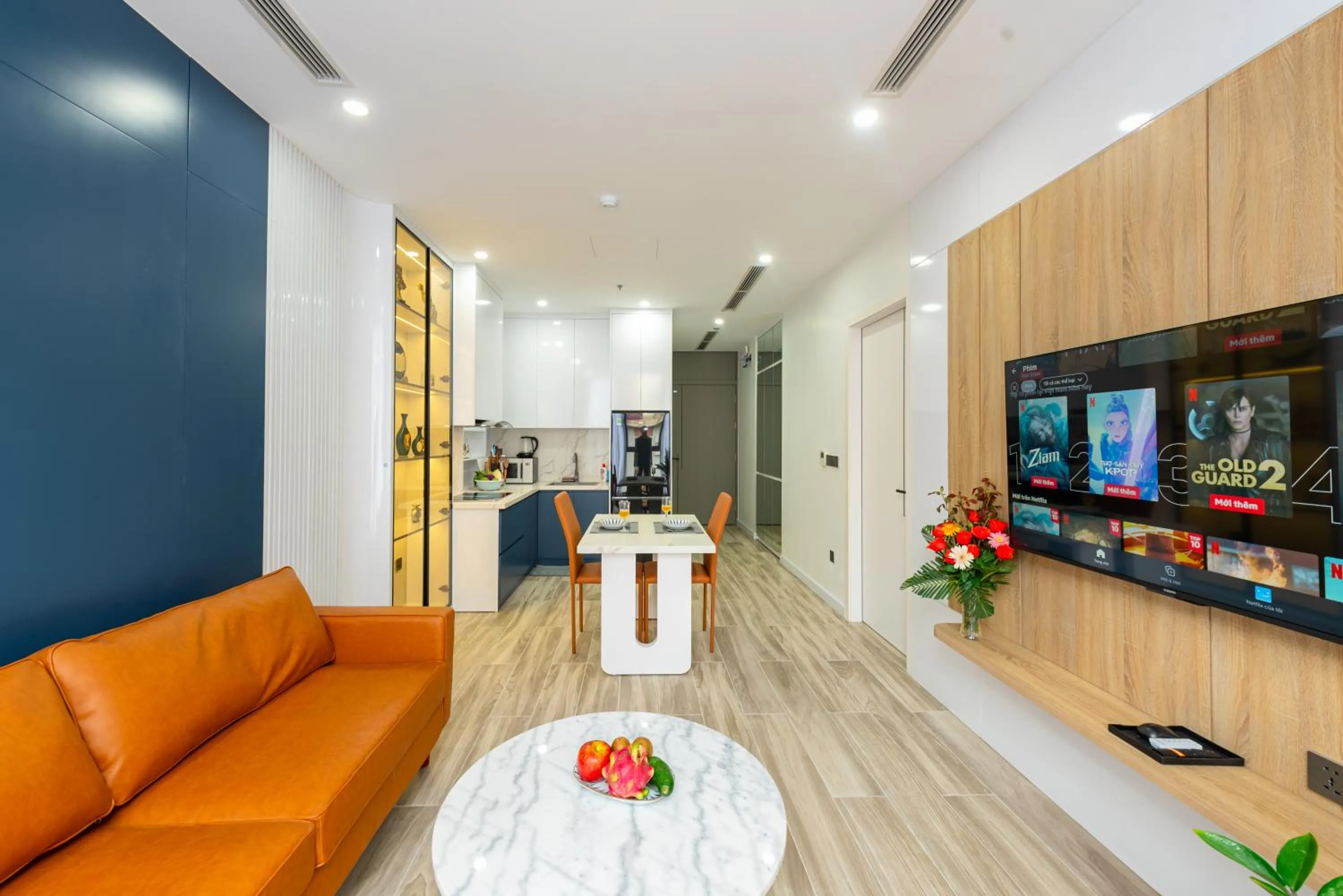 Kitchen or kitchenette in Myrcella Urban Apartment