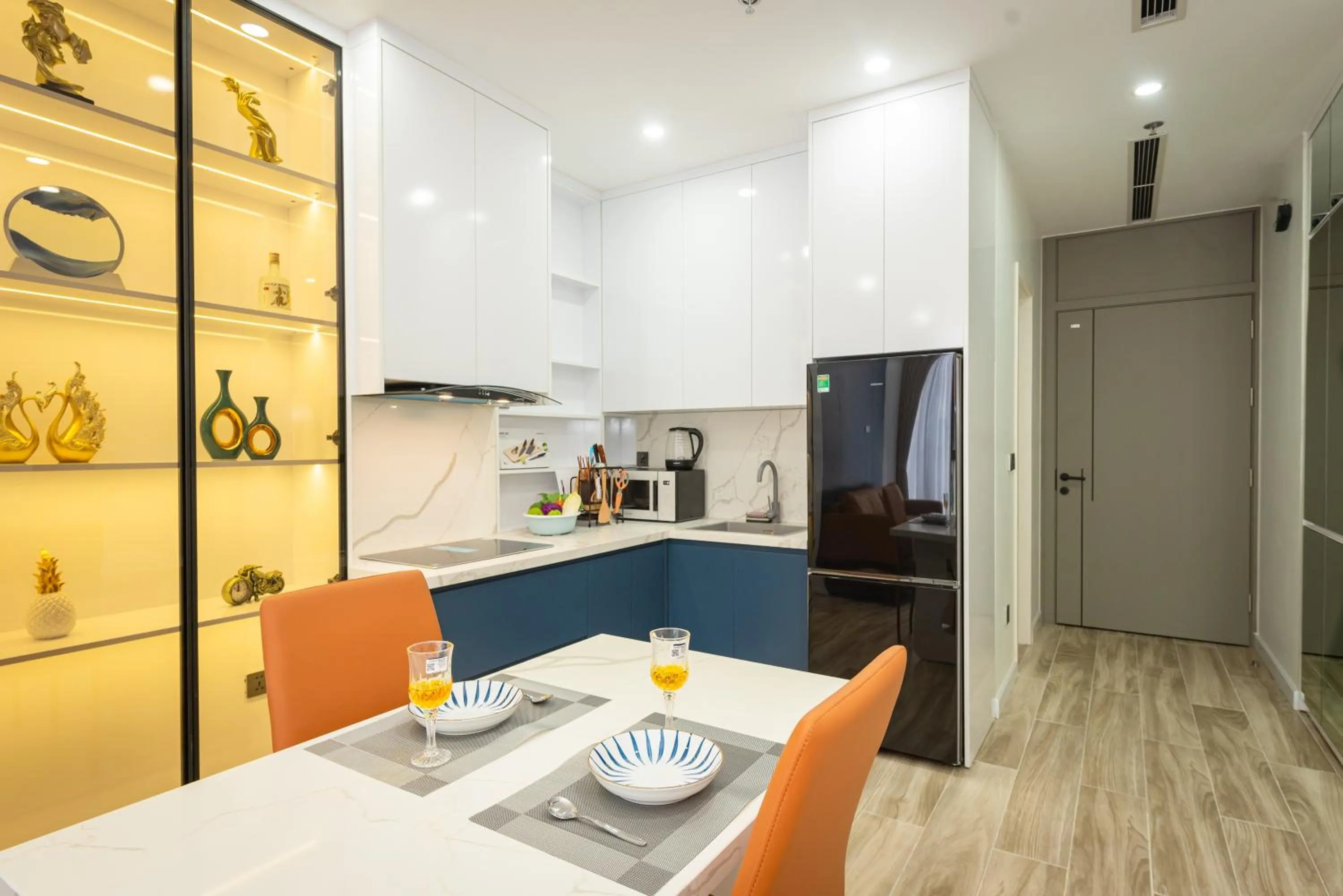 Kitchen or kitchenette in Myrcella Urban Apartment