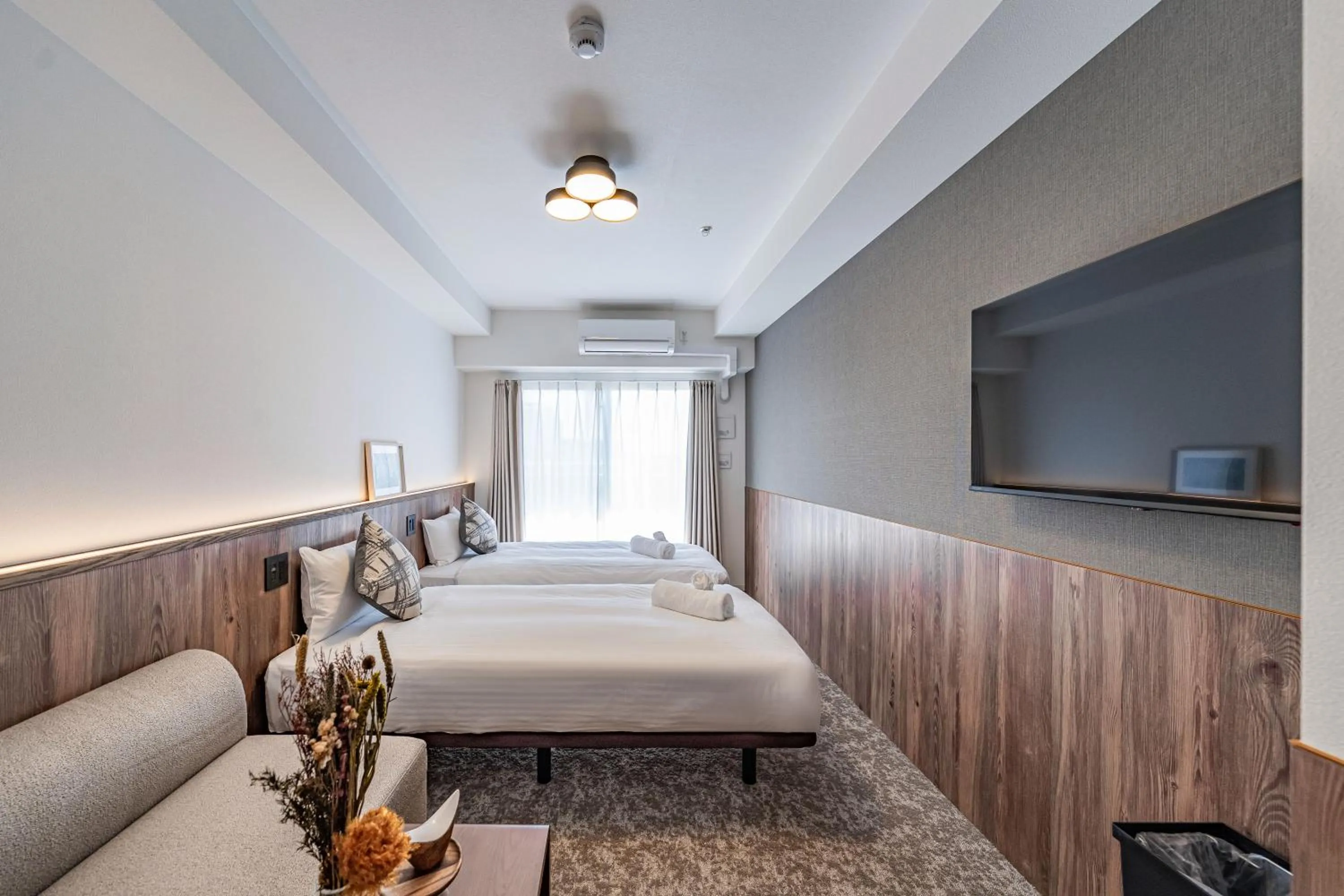 Bed in Apartment Hotel 11 Osaka Dome