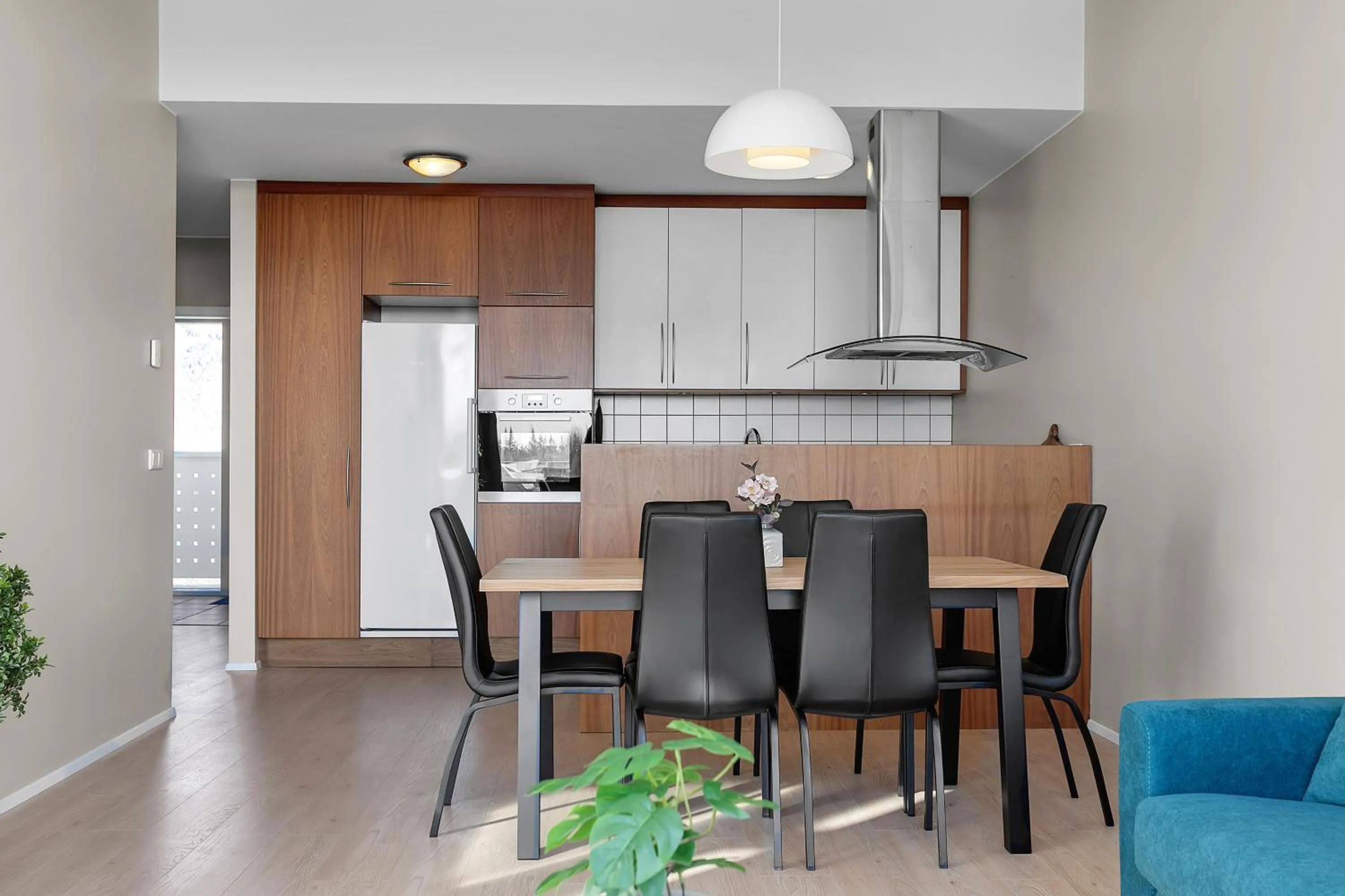 kitchen in Bella Apartments & Rooms