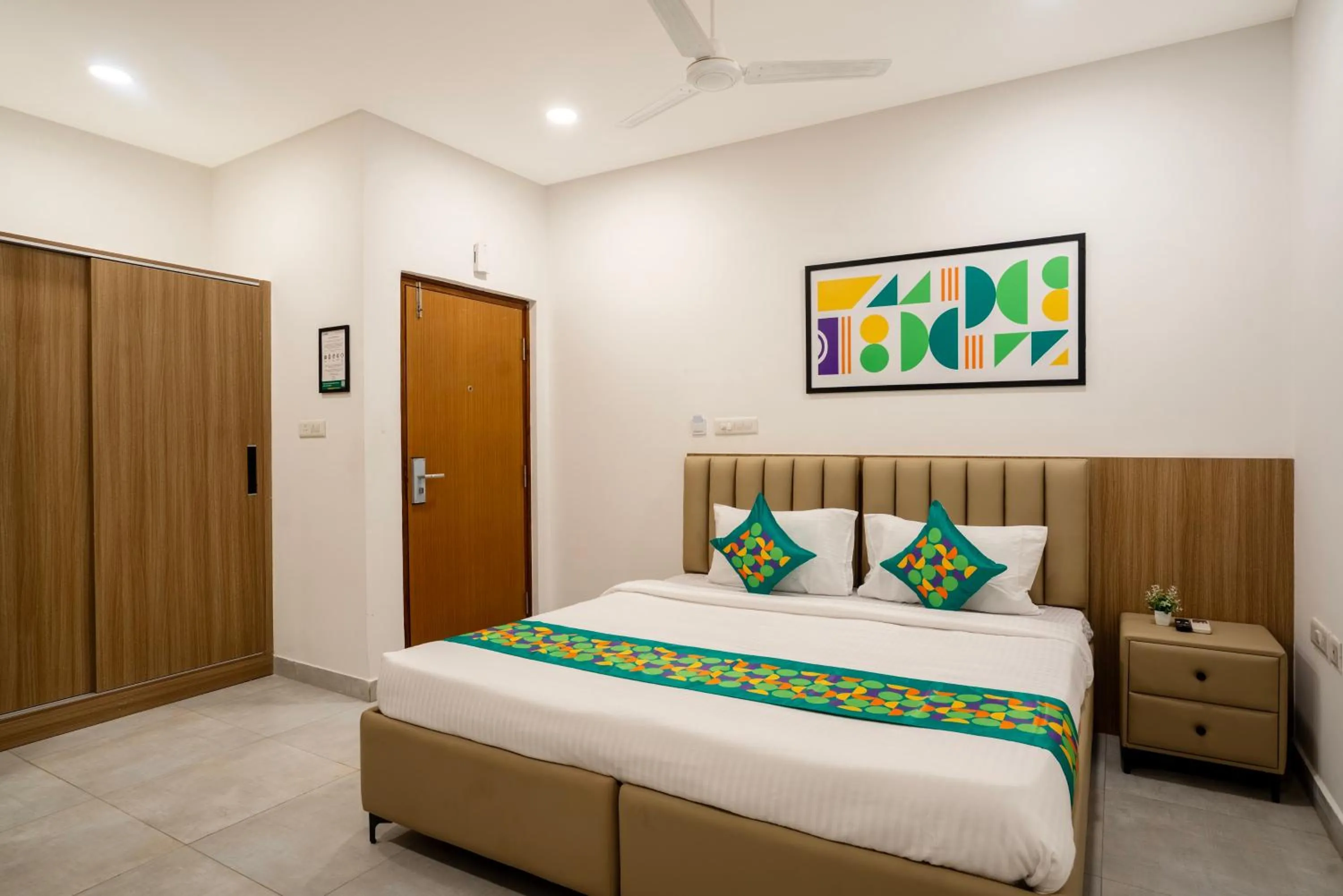 Deluxe Room with Balcony - single occupancy in Treebo S3 Suites, Manikonda