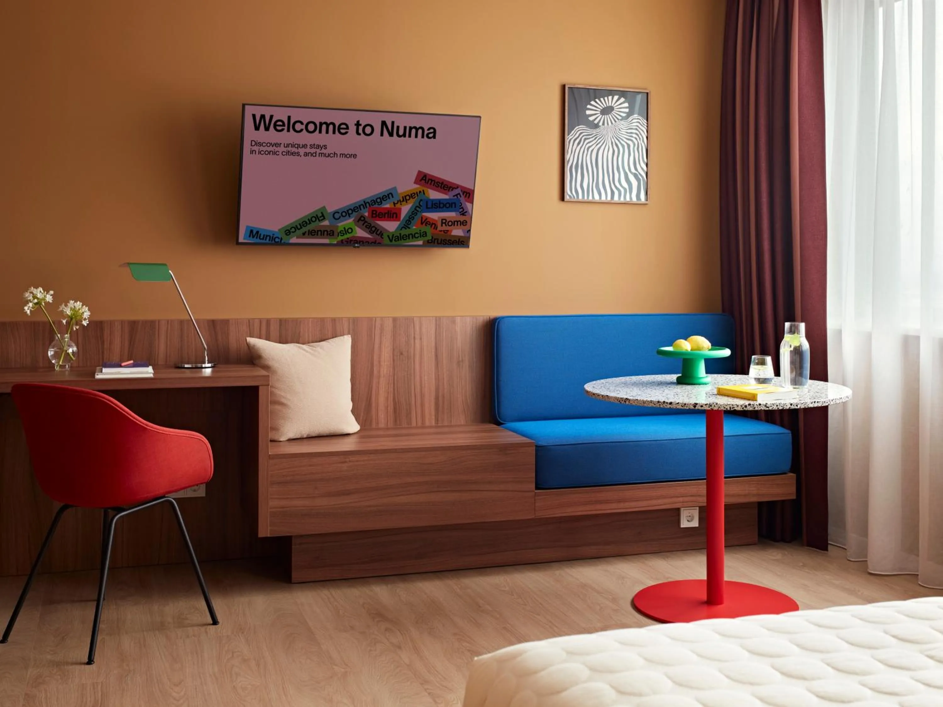 Lobby or reception in Numa Hamburg St Georg