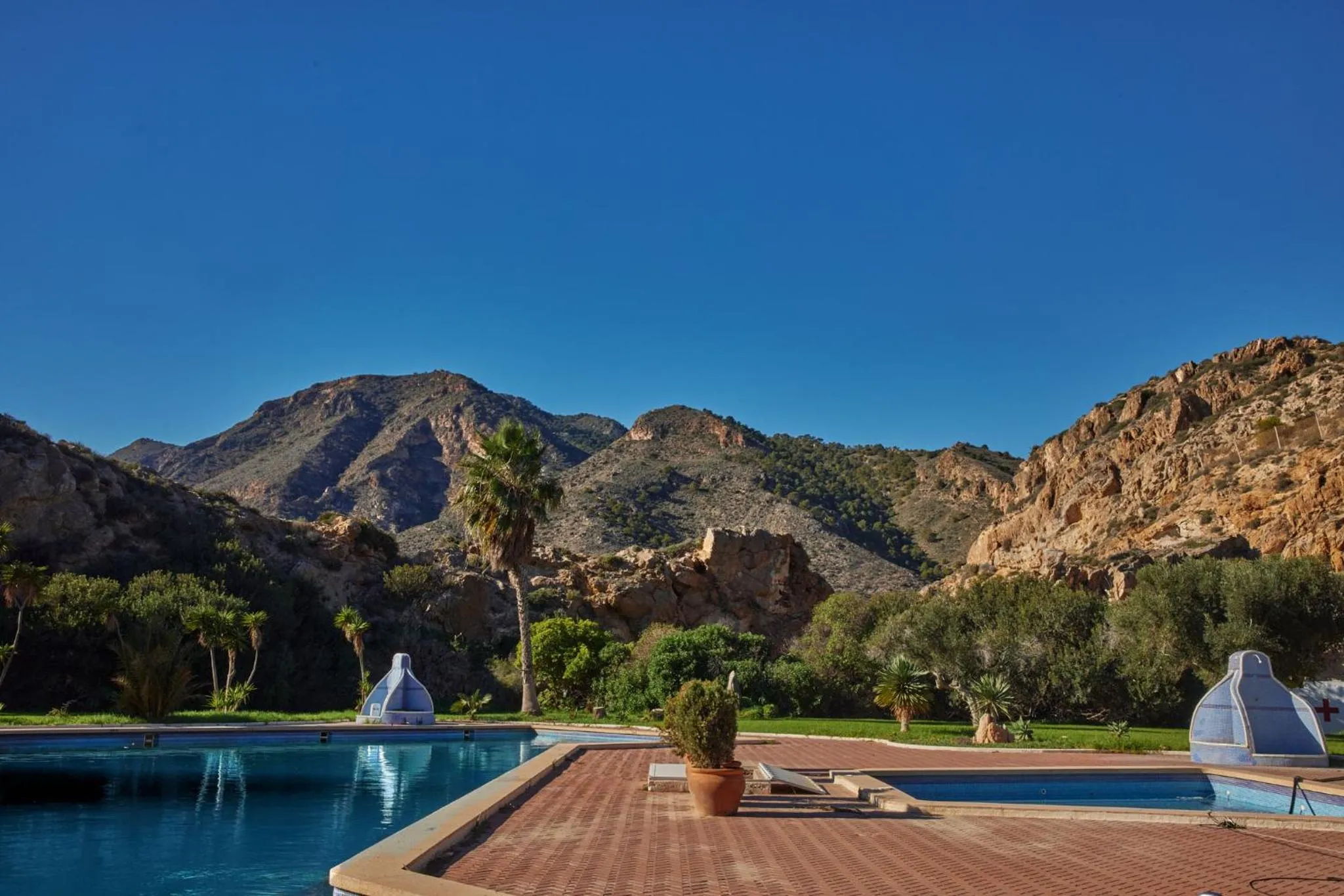 Mountain view in Camping El Portus