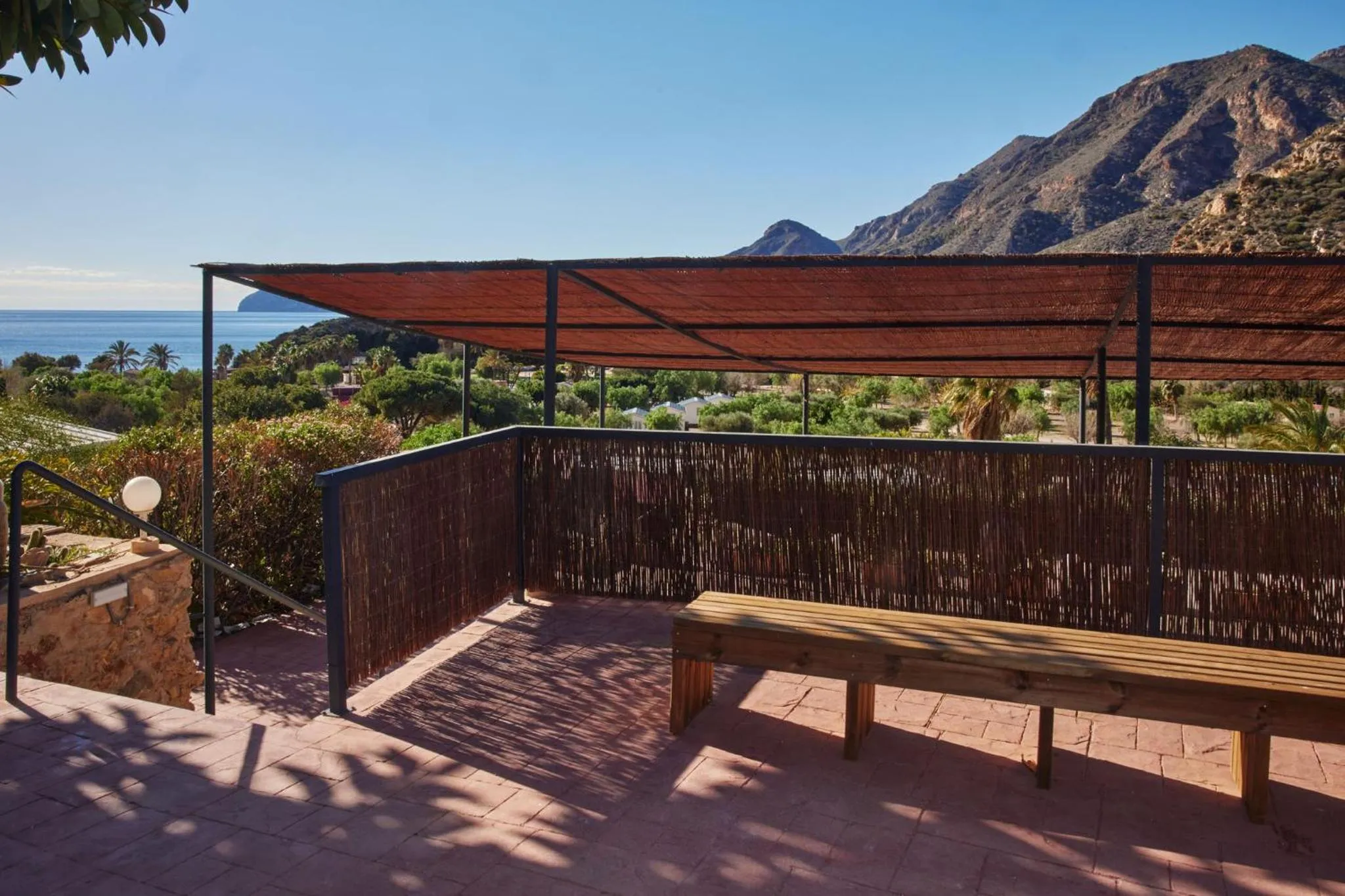 Natural landscape in Camping El Portus