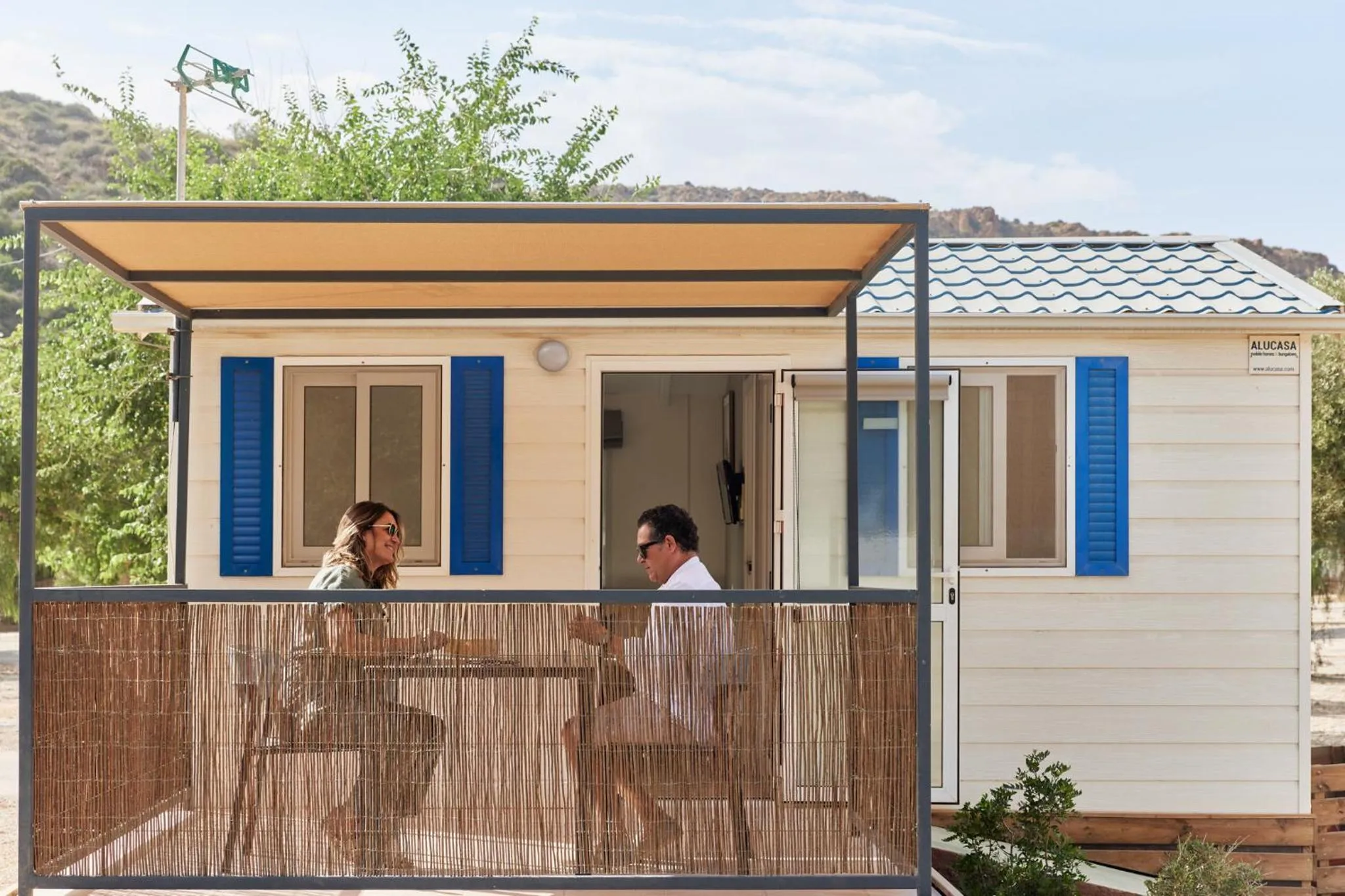 Patio in Camping El Portus