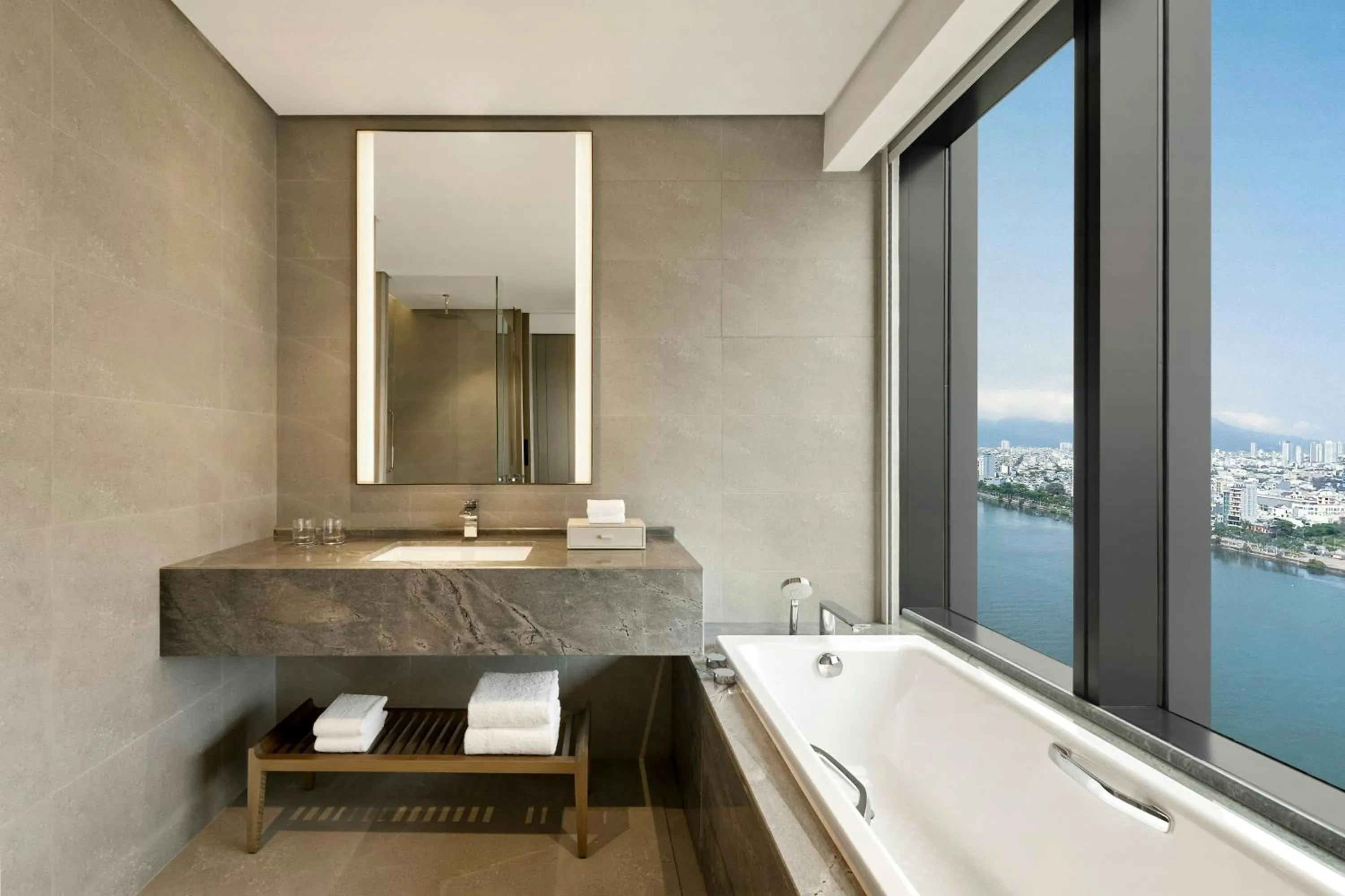 Bathroom in Courtyard by Marriott Danang Han River