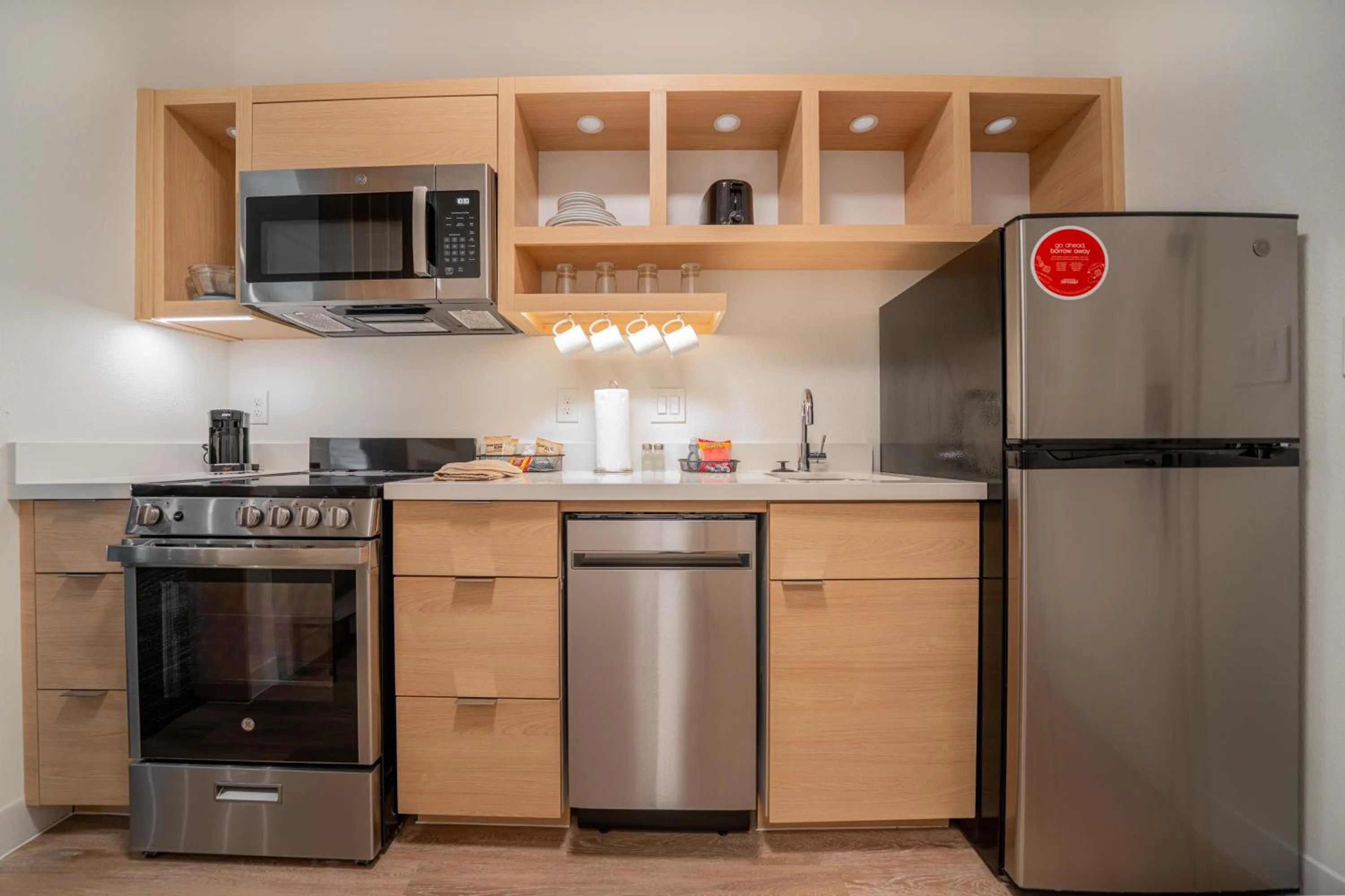Kitchen or kitchenette in TownePlace Suites Longview