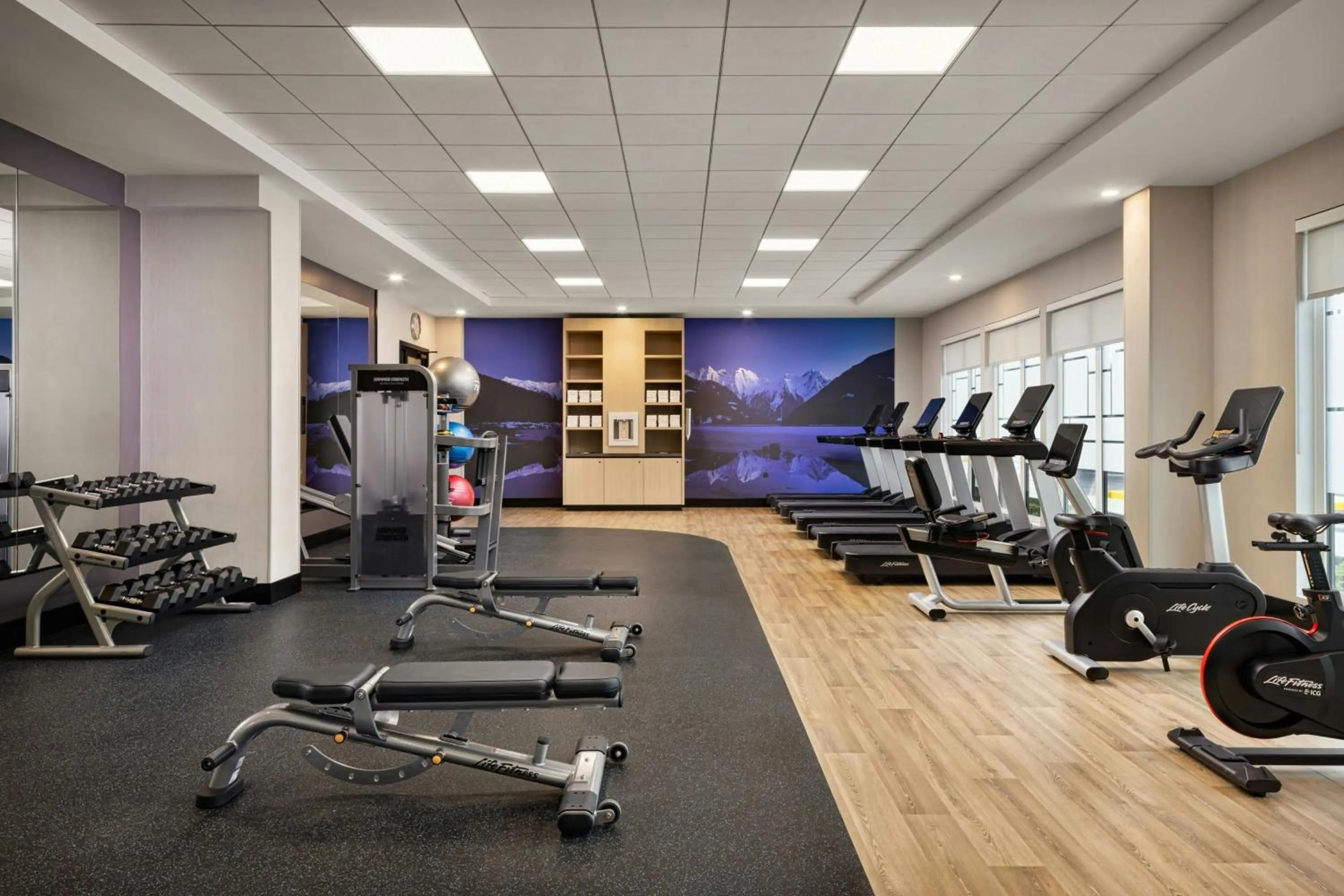 Fitness centre/facilities in Fairfield Inn & Suites by Marriott Chilliwack