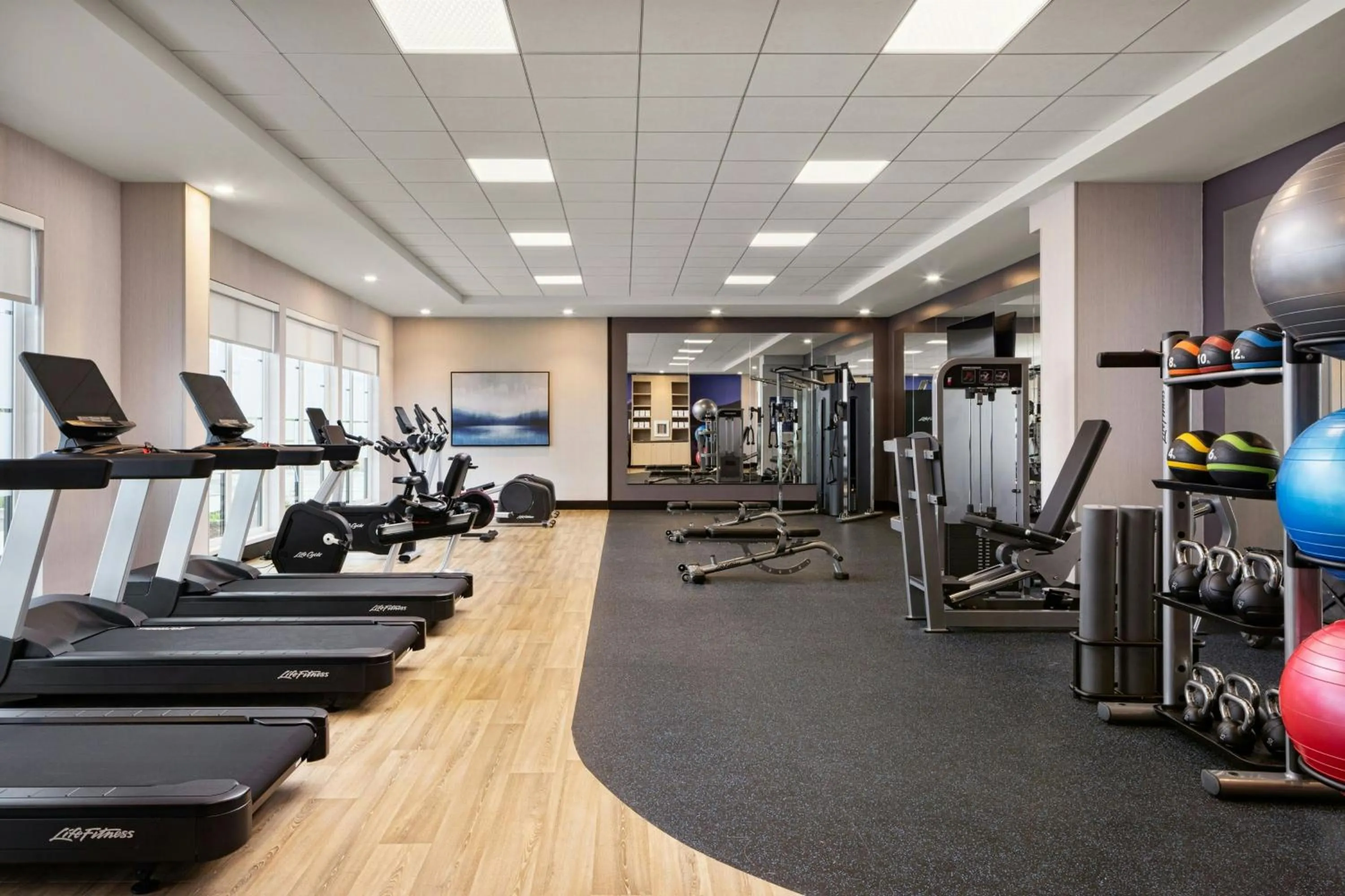 Fitness centre/facilities in TownePlace Suites by Marriott Chilliwack