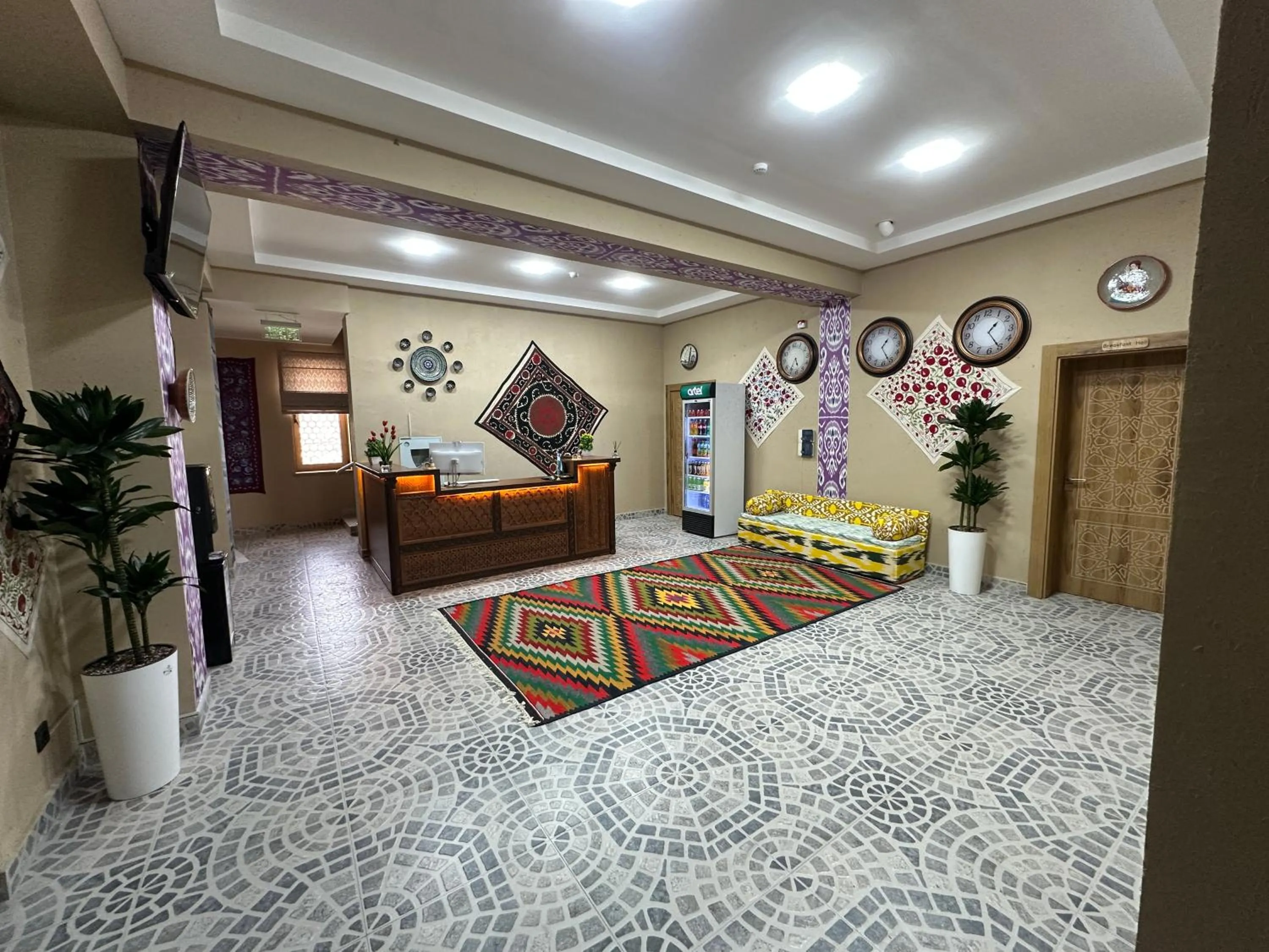 Seating area in Hotel Byond Khiva