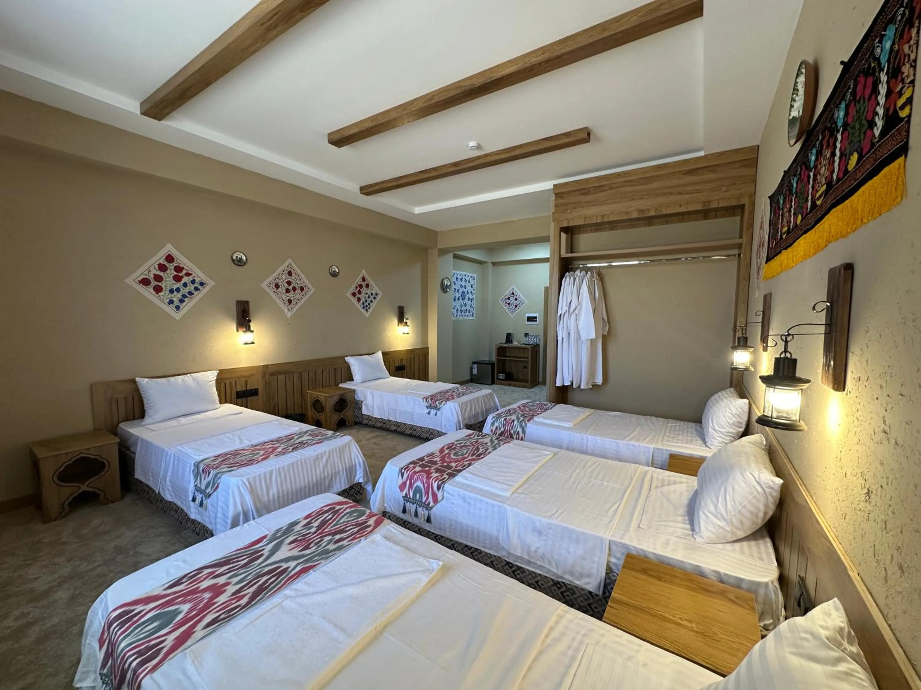 Bed in Hotel Byond Khiva