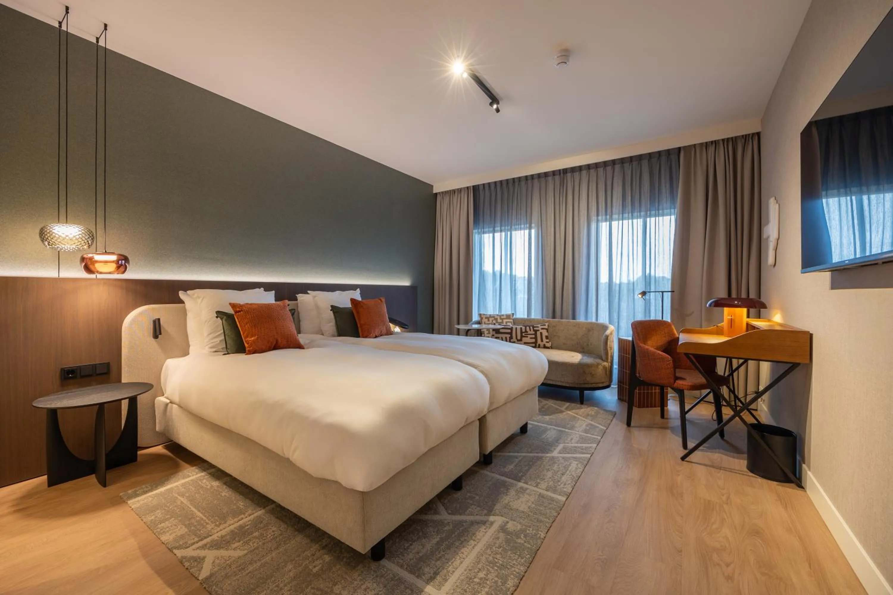 Bedroom, Bed in Hotel Maison Maastricht Centrum - Handwritten Collection