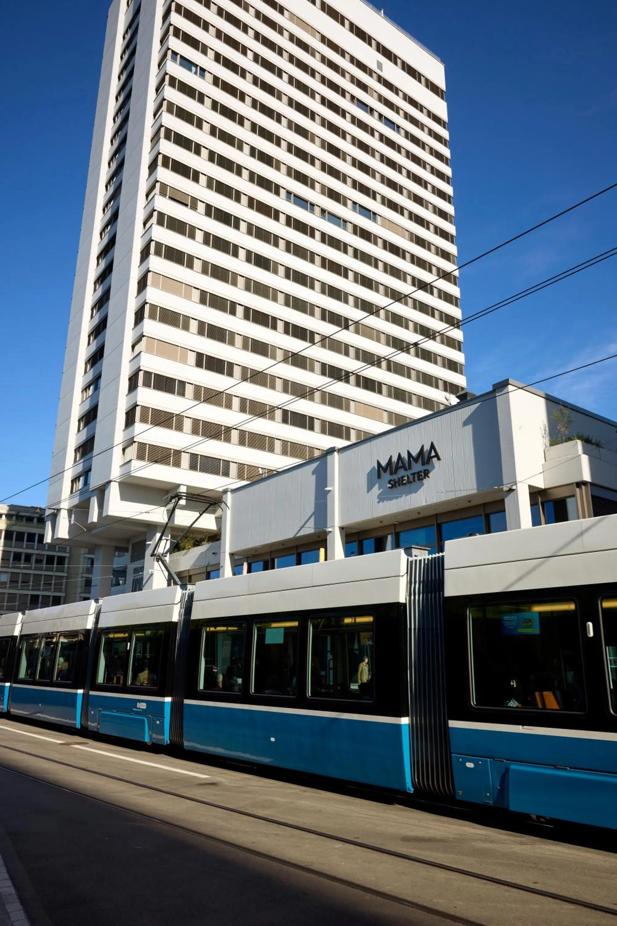 Property building in Mama Shelter Zurich