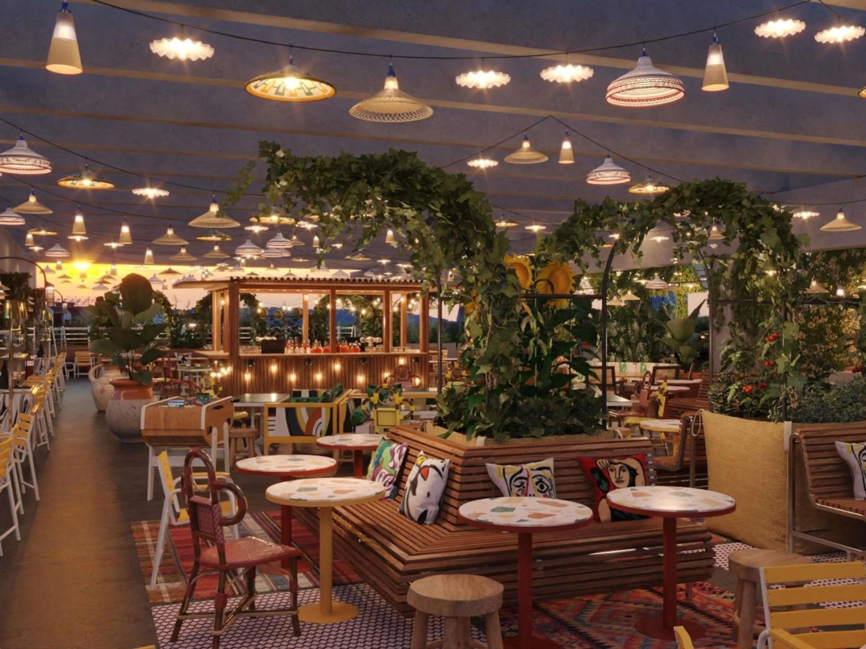 Lounge or bar in Mama Shelter Zurich