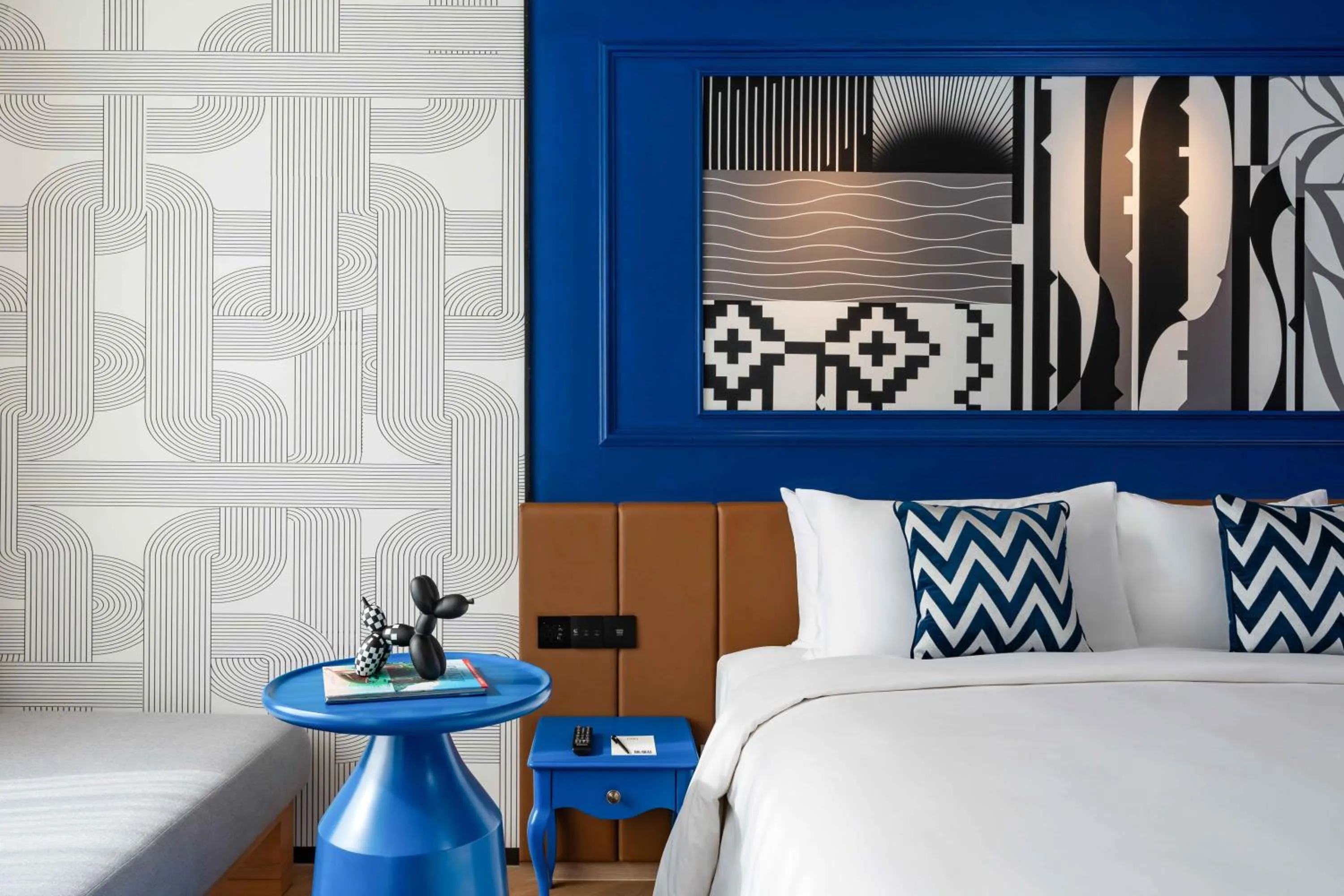 Decorative detail, Bed in TRIBE Phuket Patong by Accor