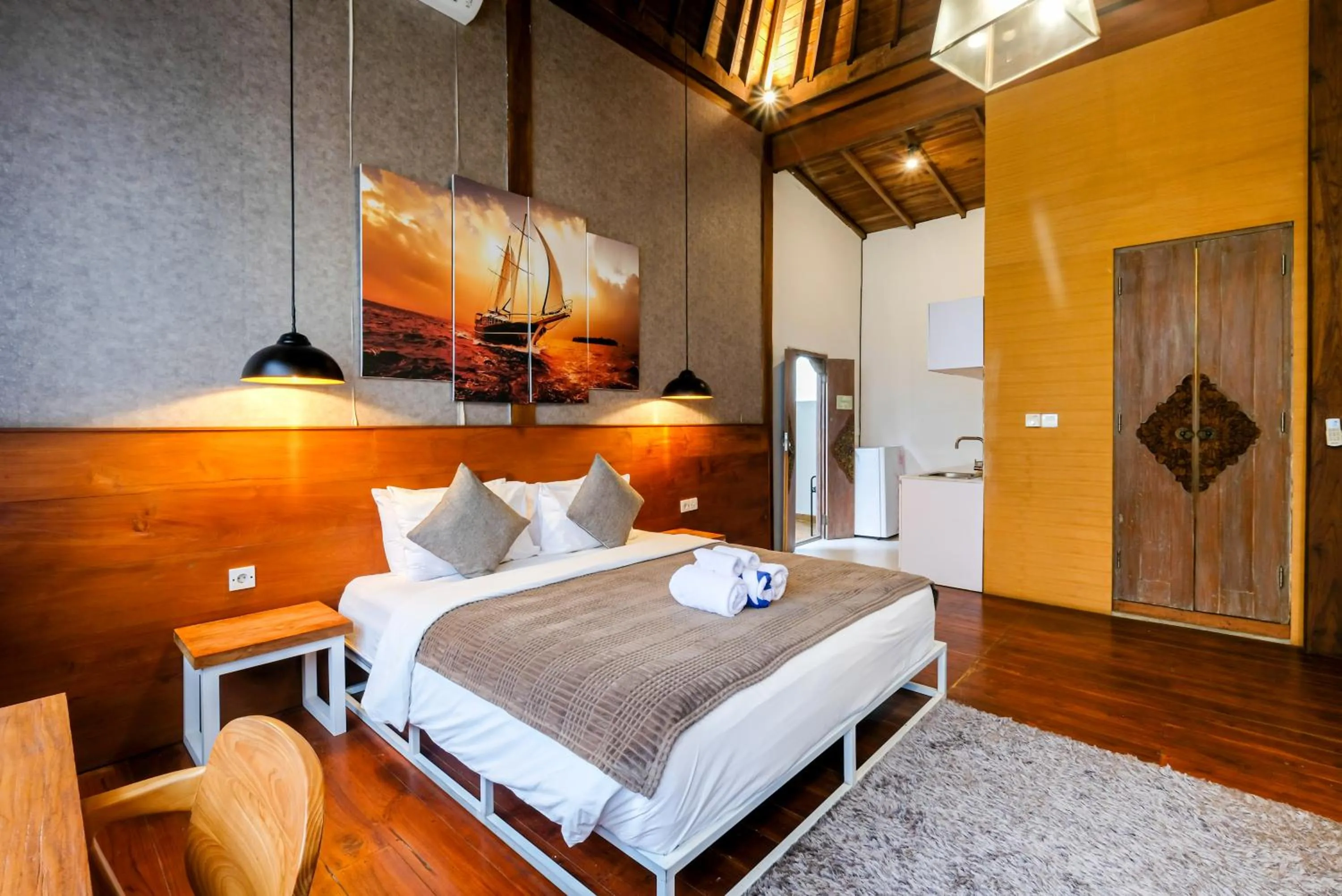 Bedroom, Bed in Kakul Vila