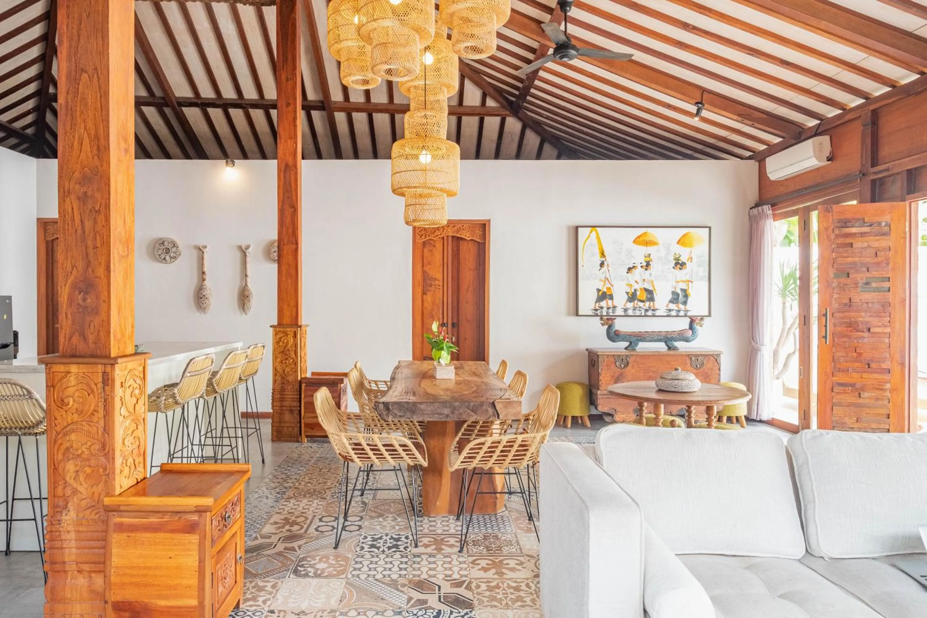 Living room in Kakul Vila