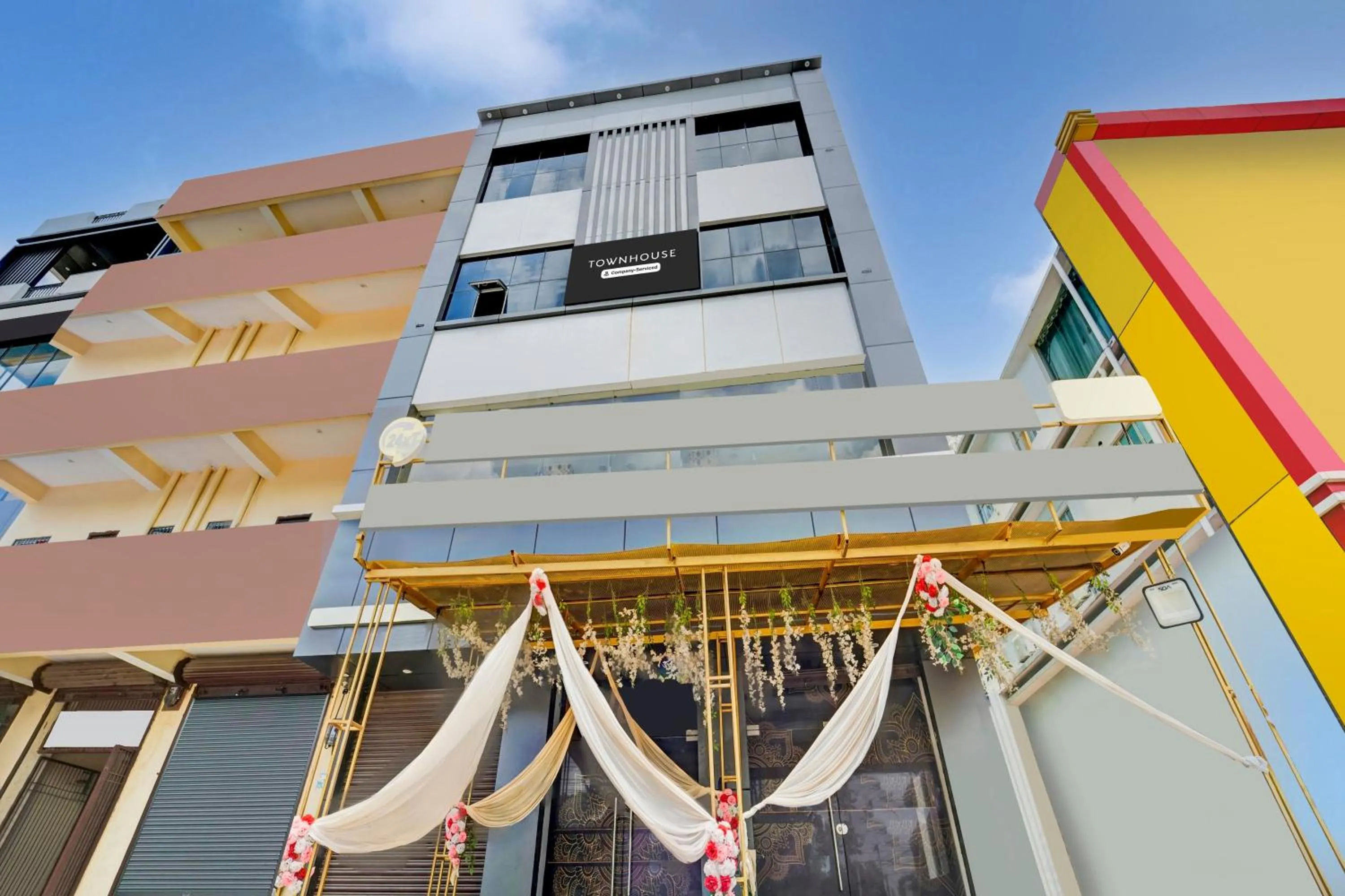 Facade/entrance in Super Townhouse Anisabad Near Mahavir Sansthan