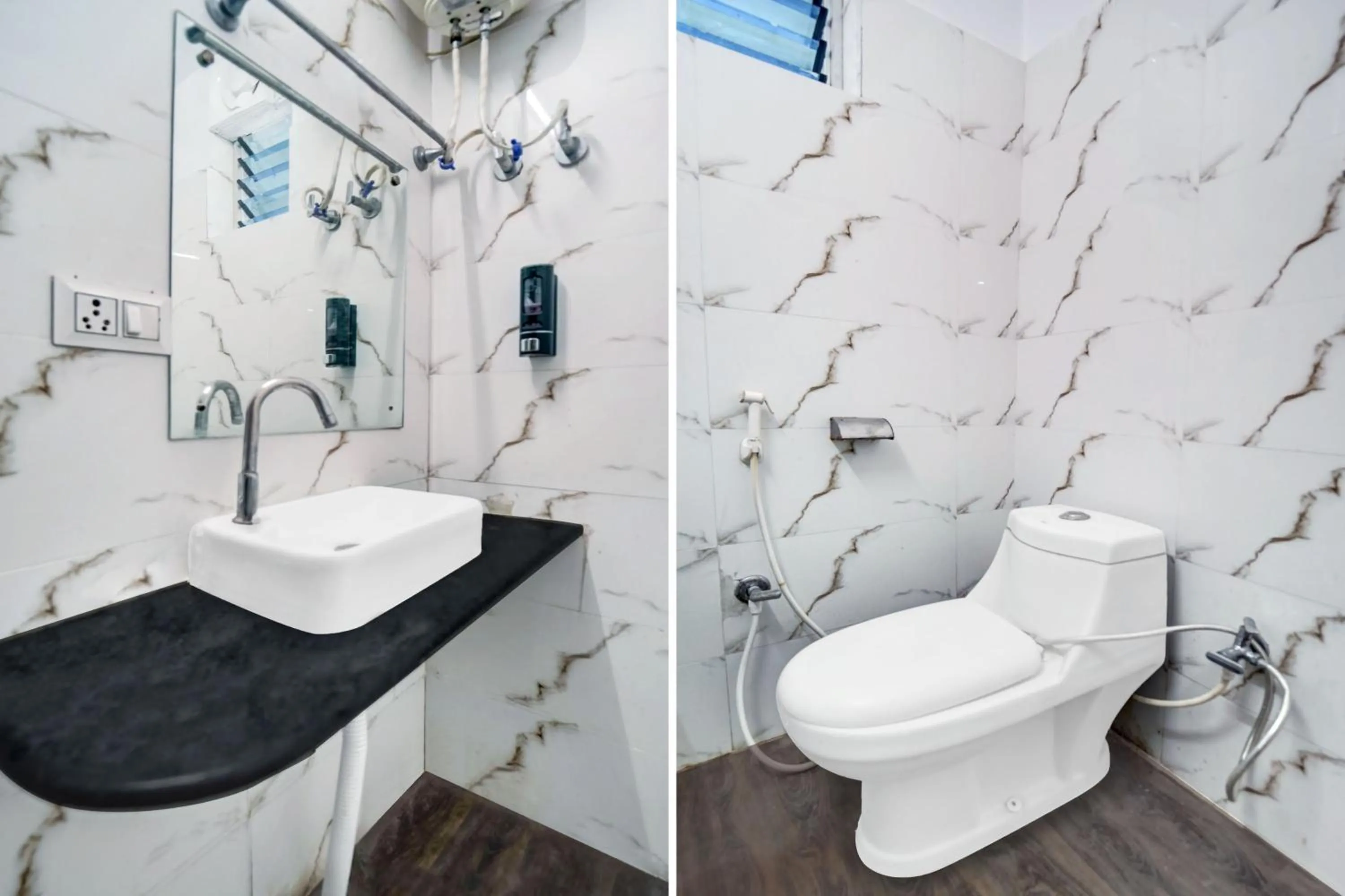 Bathroom in Super Collection O Rajeev Nagar Near Atal Path Formerly Vinayaka