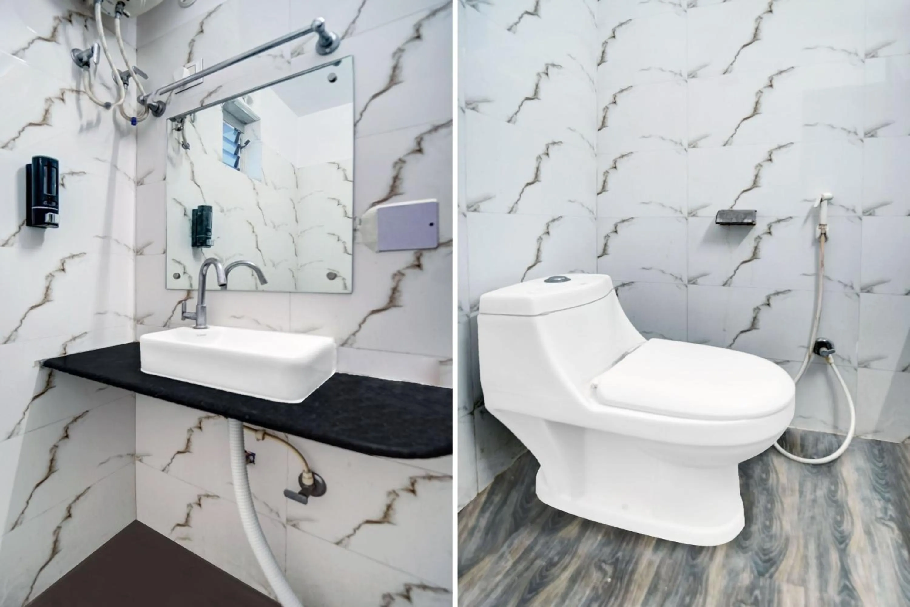 Bathroom in Super Collection O Rajeev Nagar Near Atal Path Formerly Vinayaka