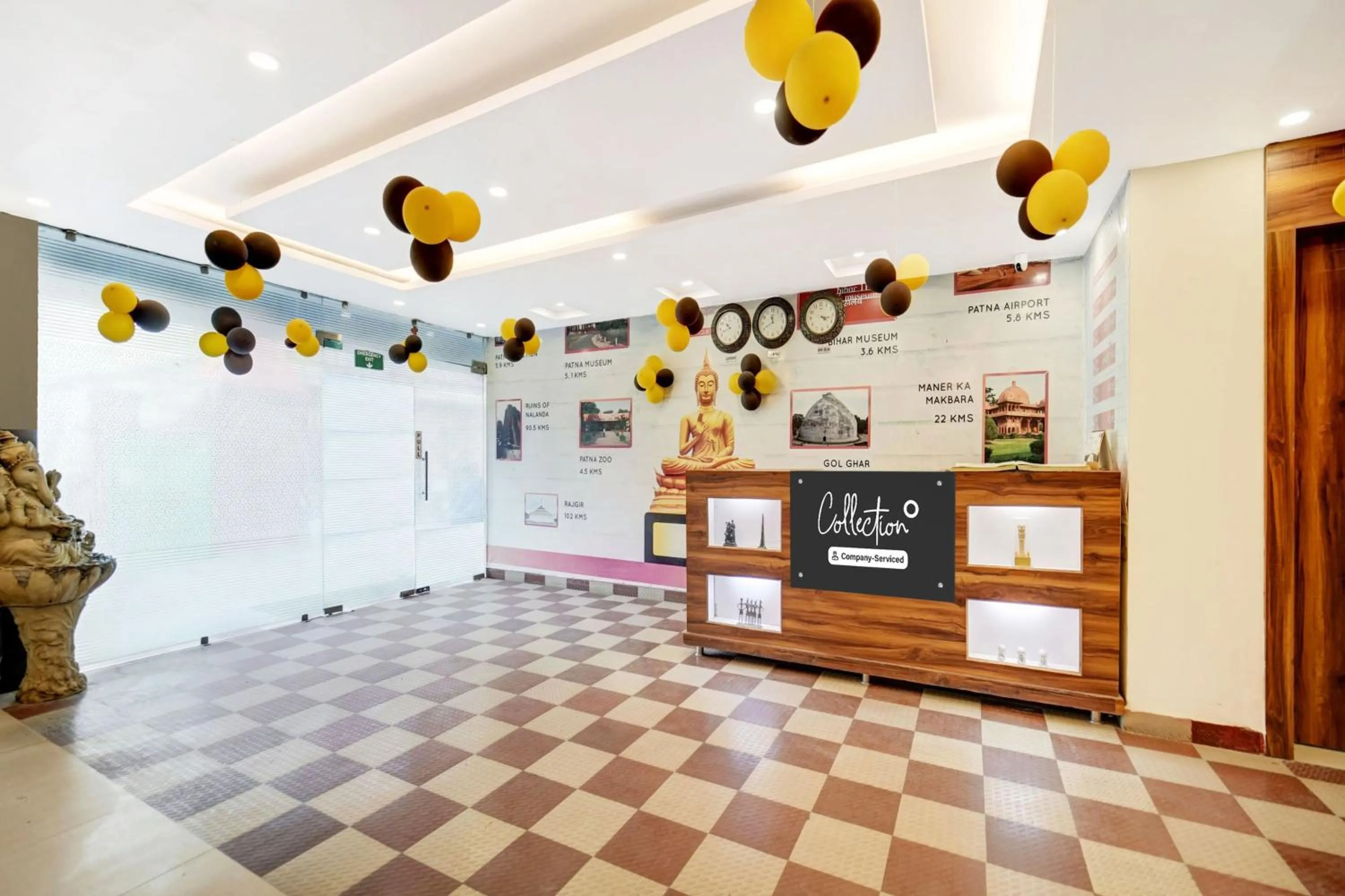 Lobby or reception in Super Collection O Rajeev Nagar Near Atal Path Formerly Vinayaka