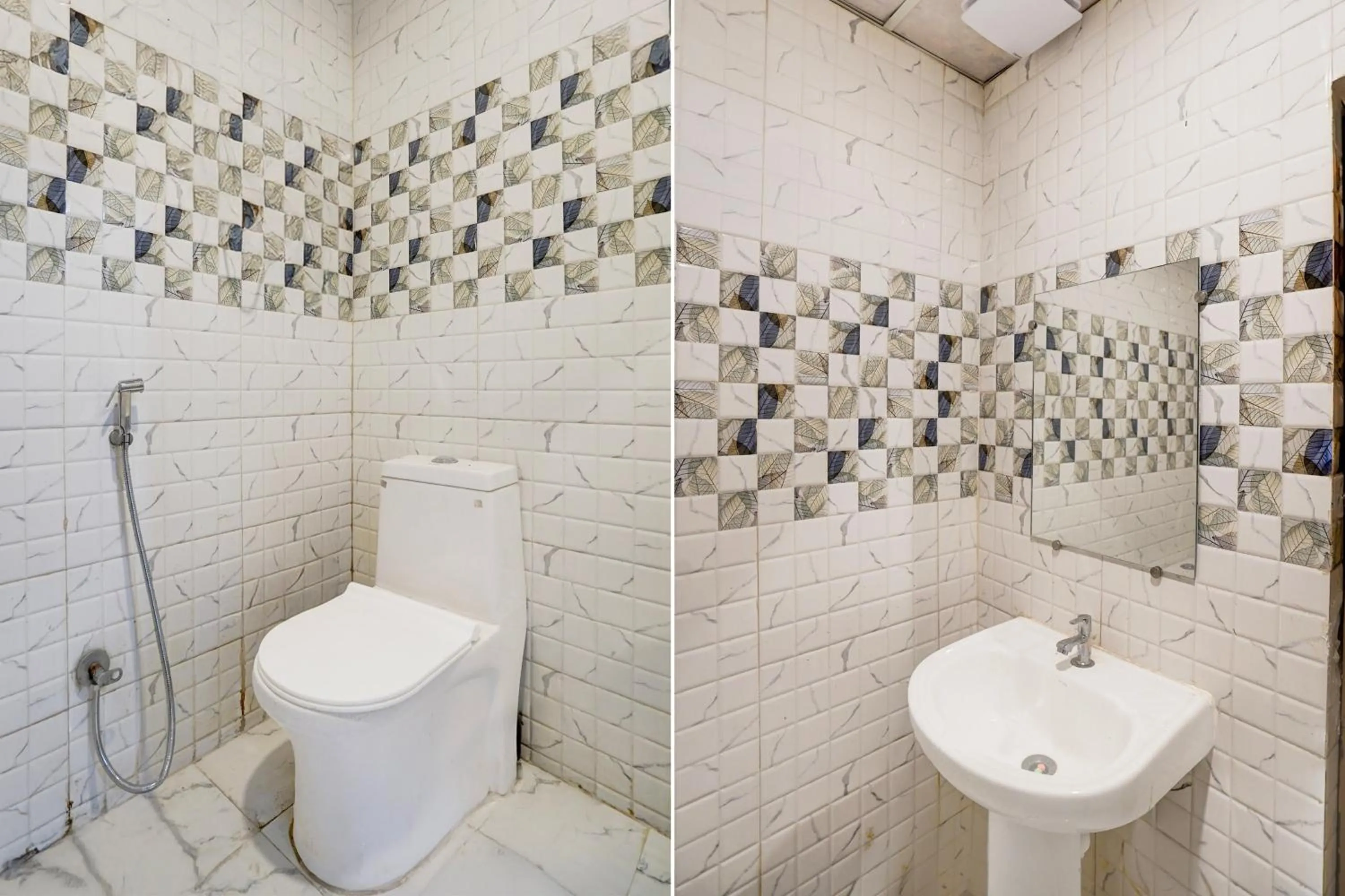 Bathroom in Super Hotel O Gomti Nagar Near Amity Formerly Hotel Green Apple