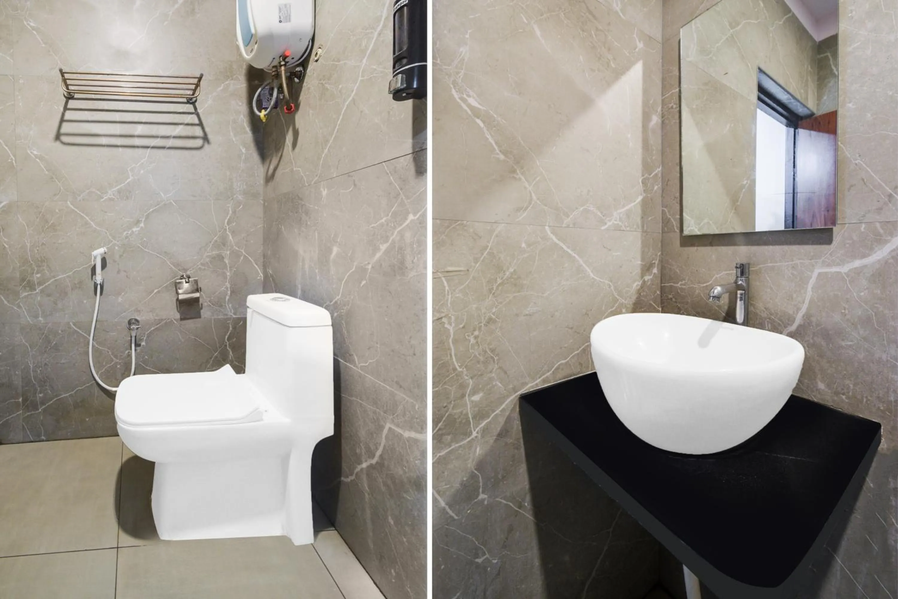 Bathroom in Townhouse Shamshabad Paradise Formerly Blue Petals Hotel