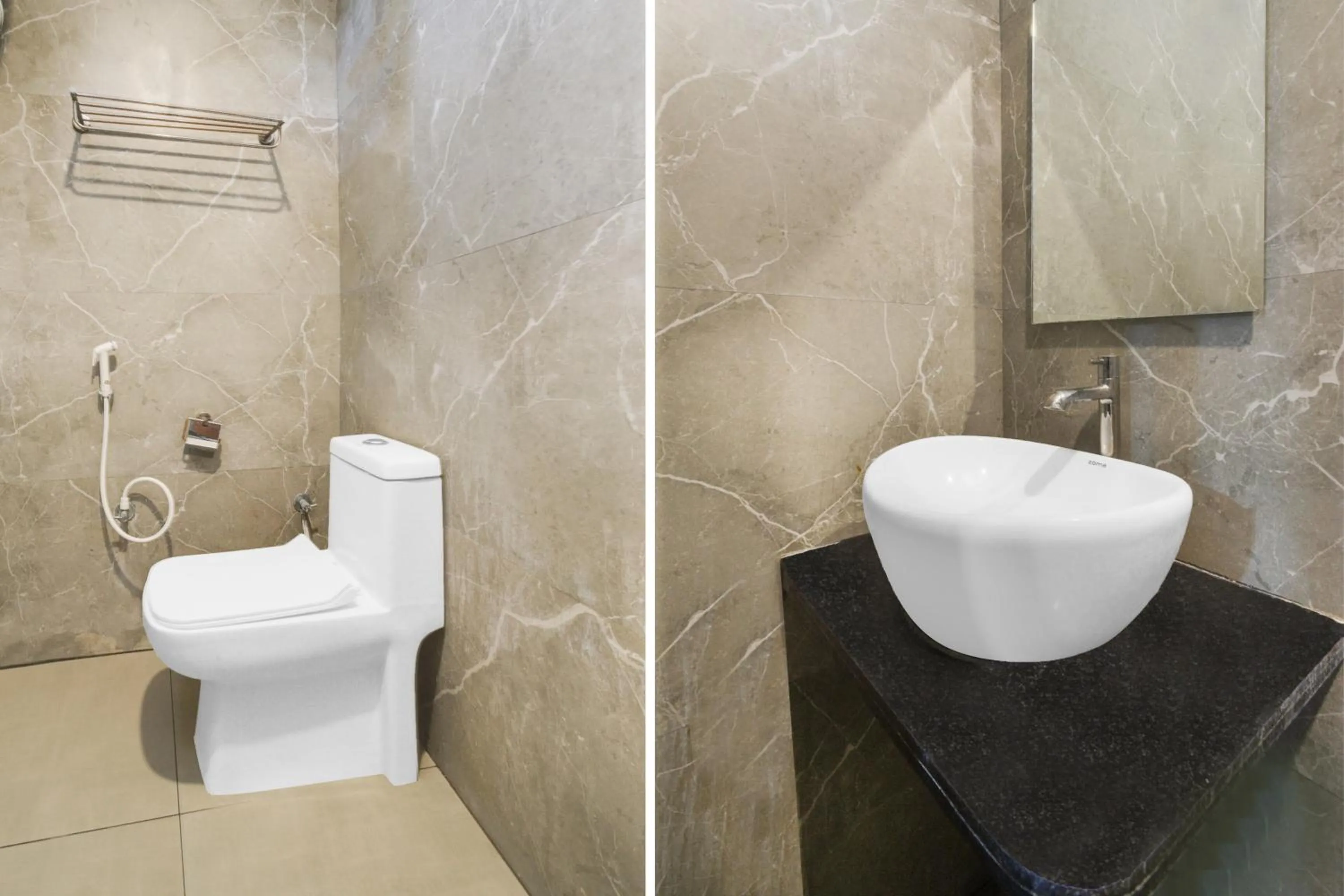 Bathroom in Townhouse Shamshabad Paradise Formerly Blue Petals Hotel