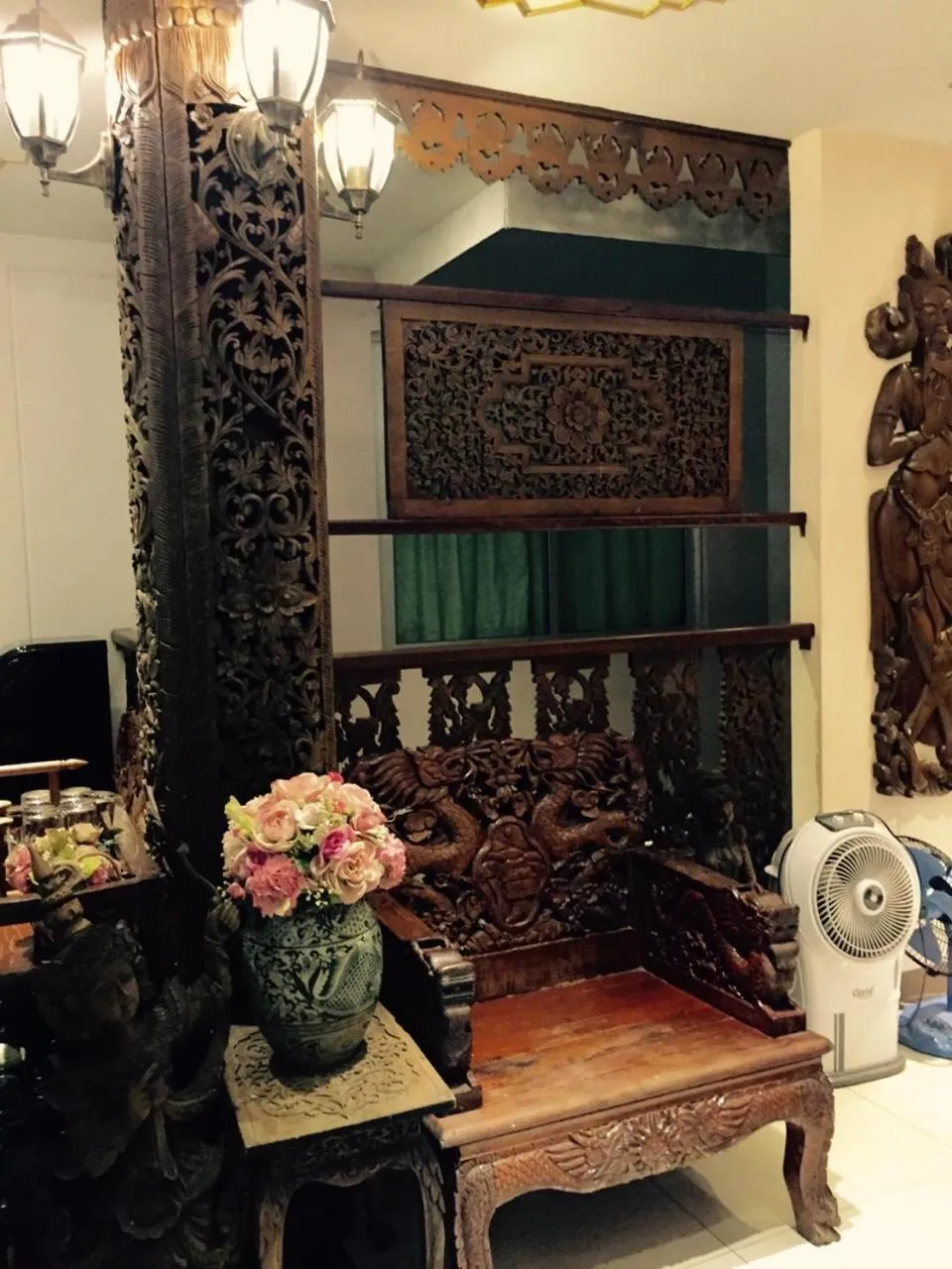 Decorative detail in Kim Hotel At Morleng