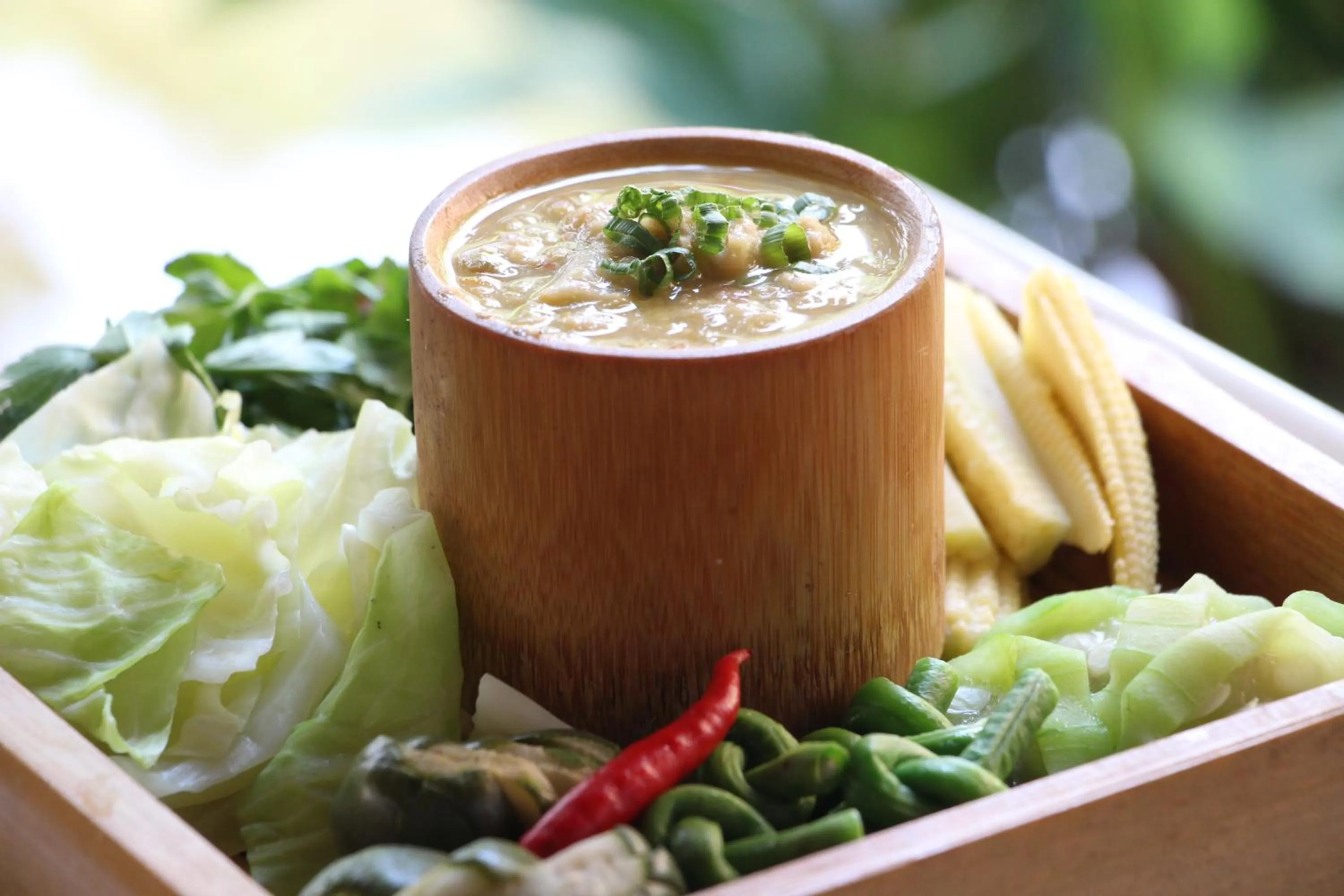 Food close-up in Isann Lodge