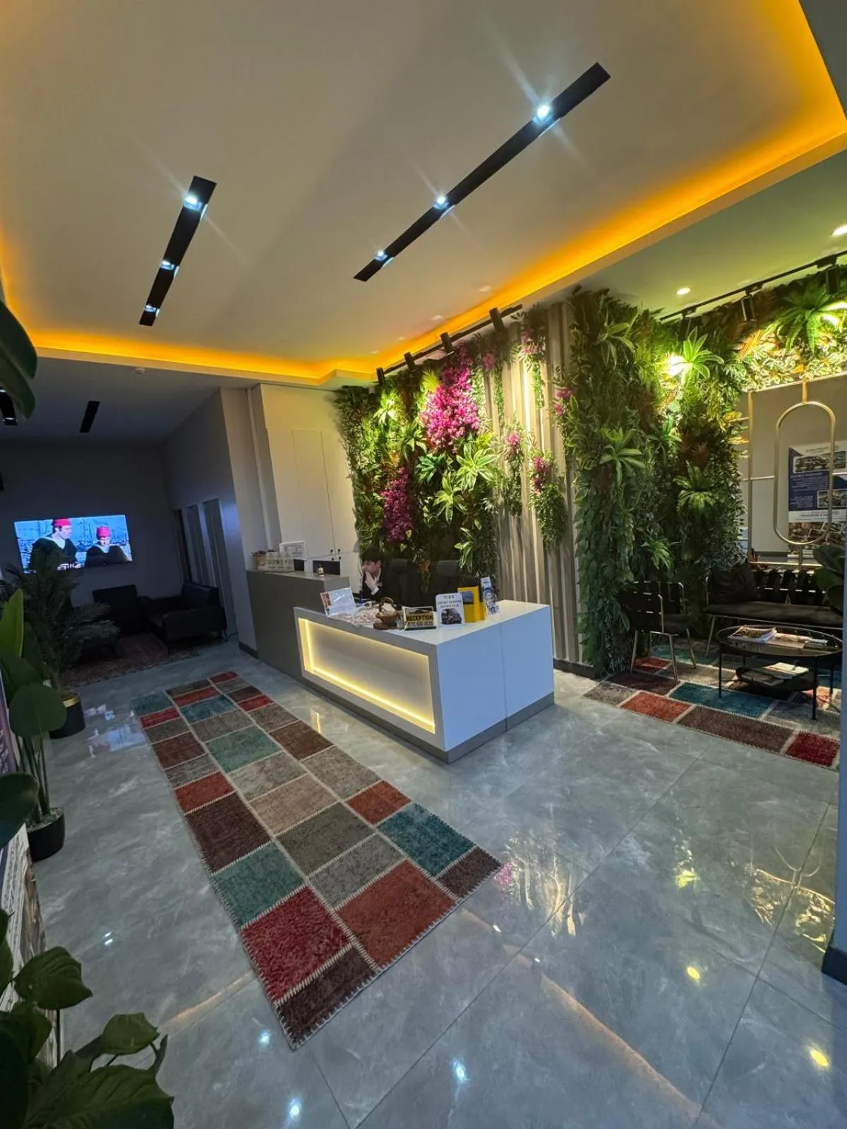 Communal lounge/ TV room in Fourpoints Airport Hotel