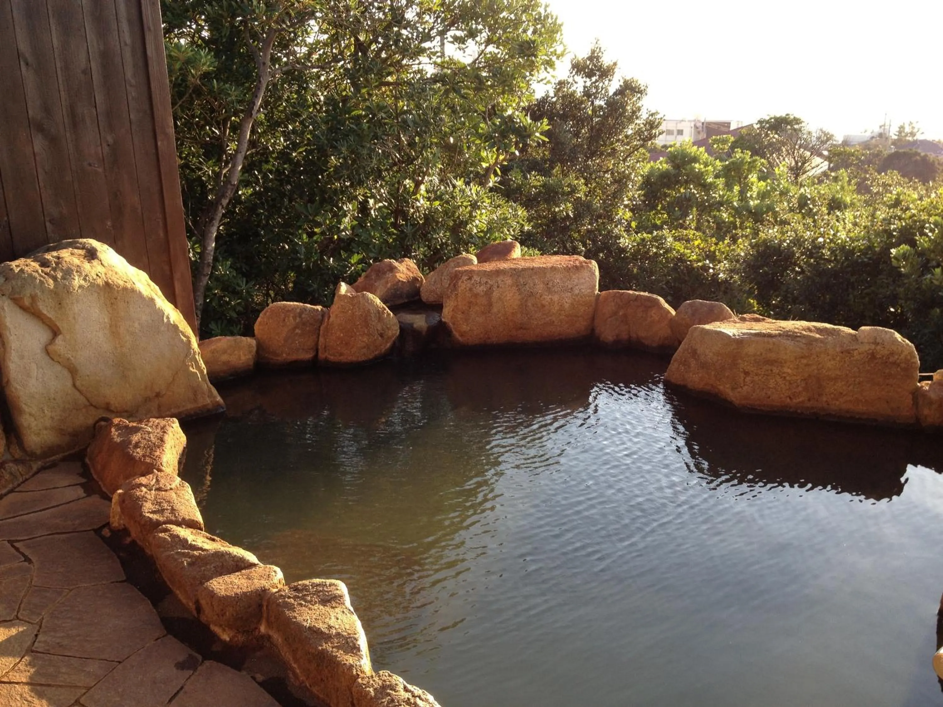 Open Air Bath in Grampus Inn Shirahama