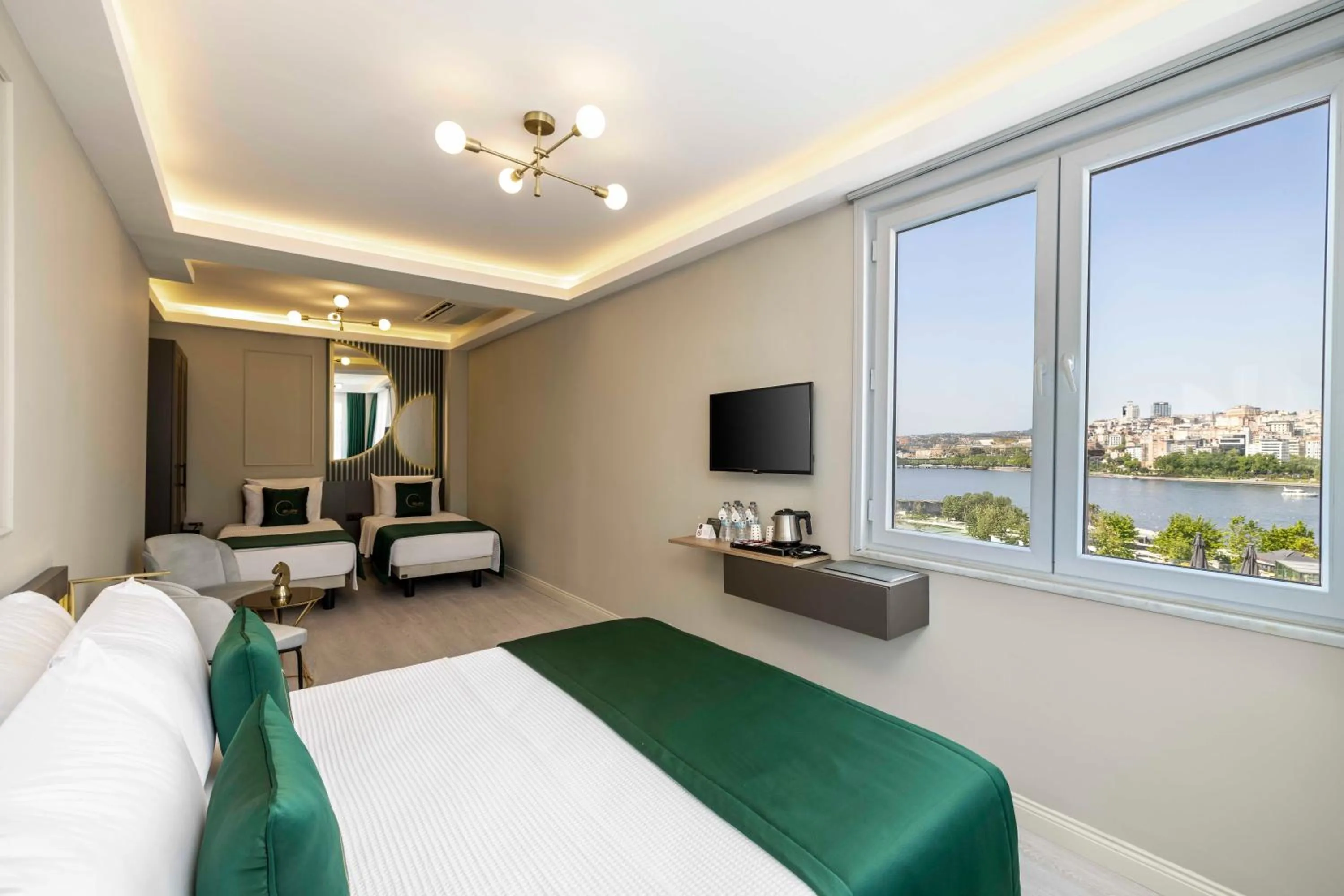 View (from property/room), Bed in Sistina Old City Hotel