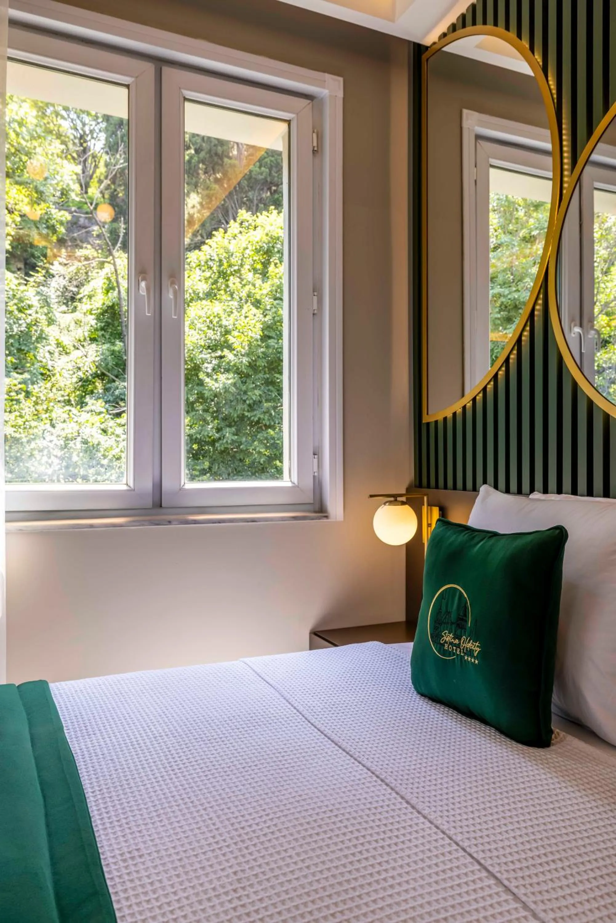 View (from property/room), Bed in Sistina Old City Hotel