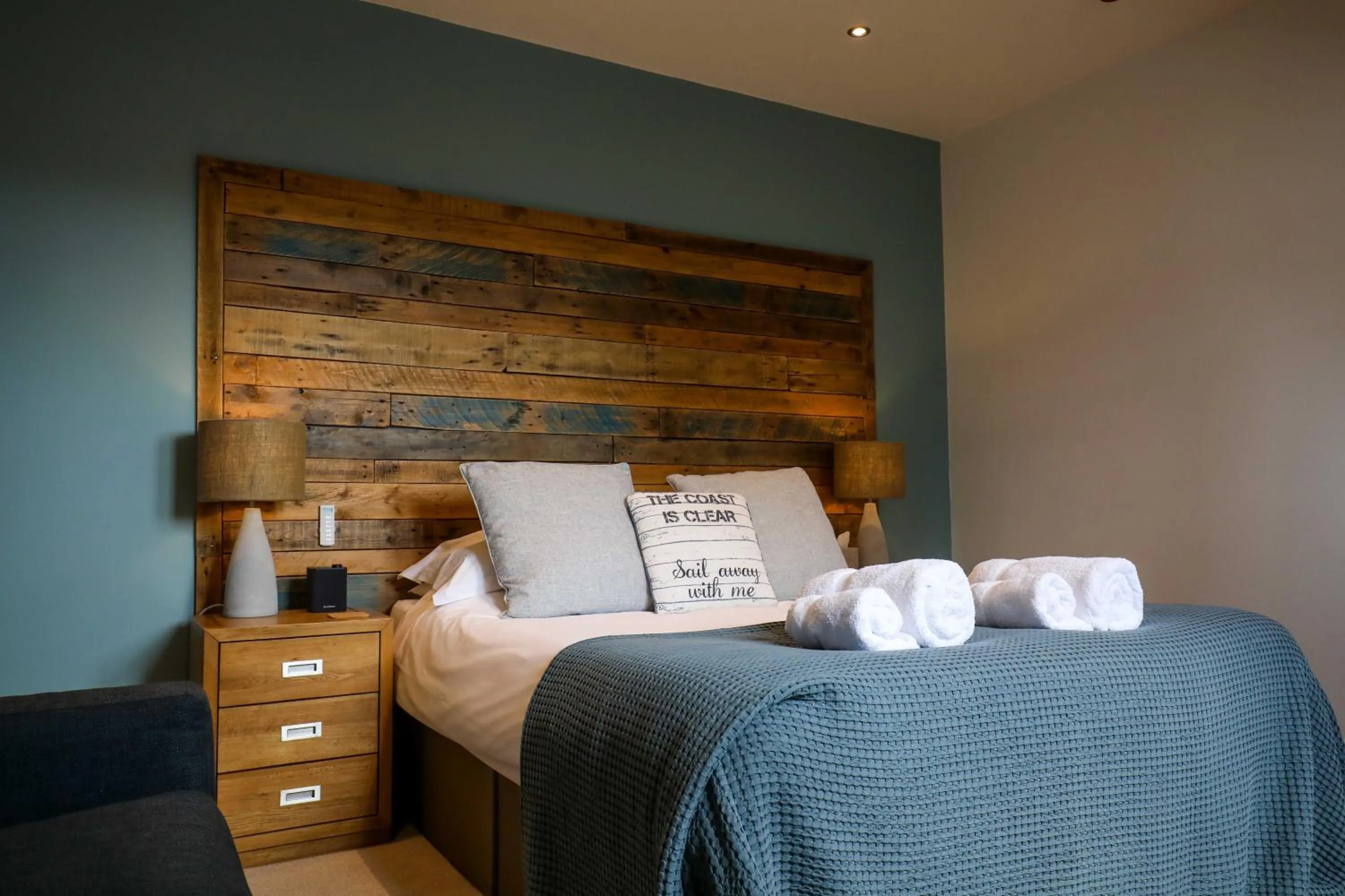 Bedroom, Bed in The Belfry Whitby