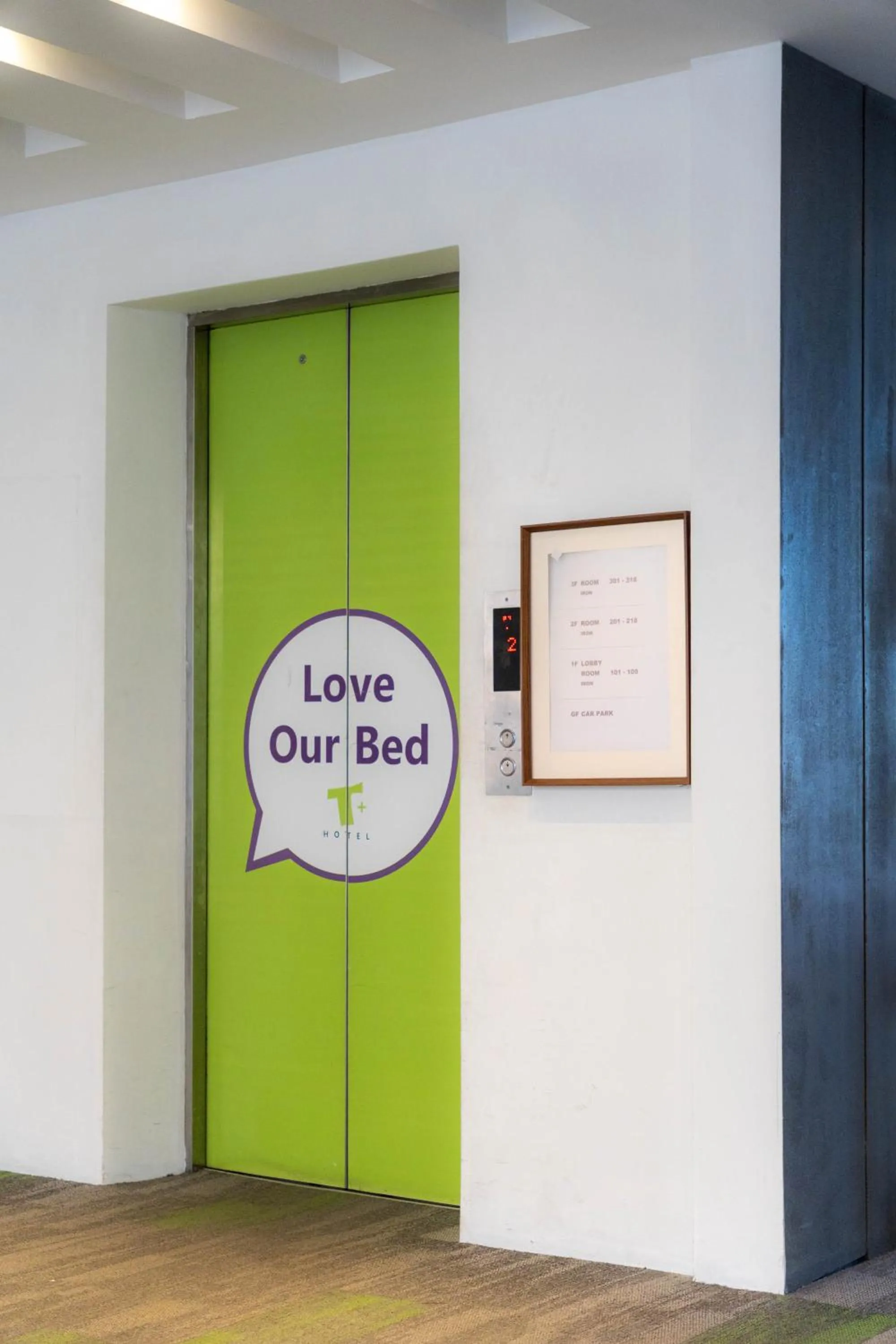 Lobby or reception in T+ Hotel Butterworth