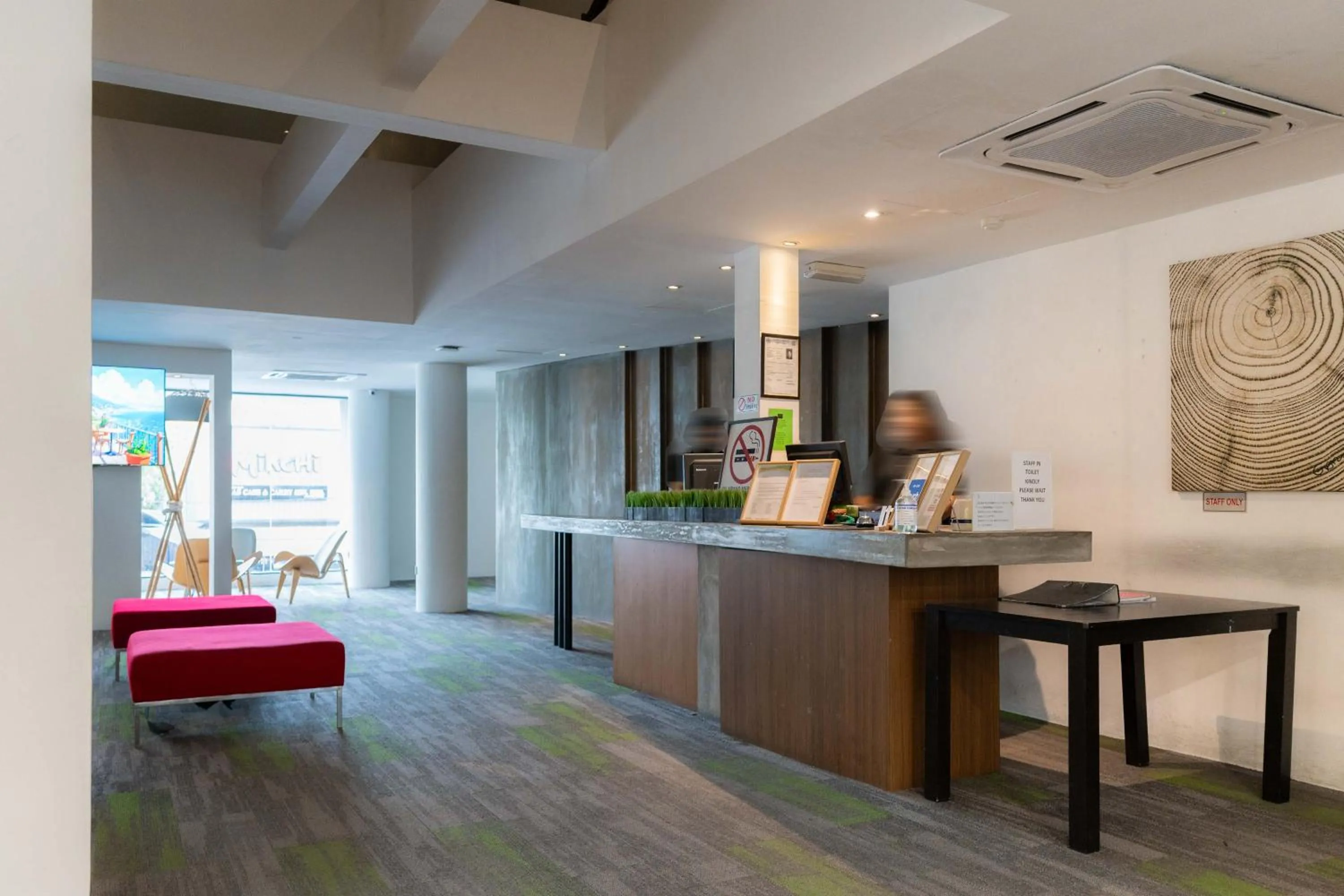 Lobby or reception in T+ Hotel Butterworth