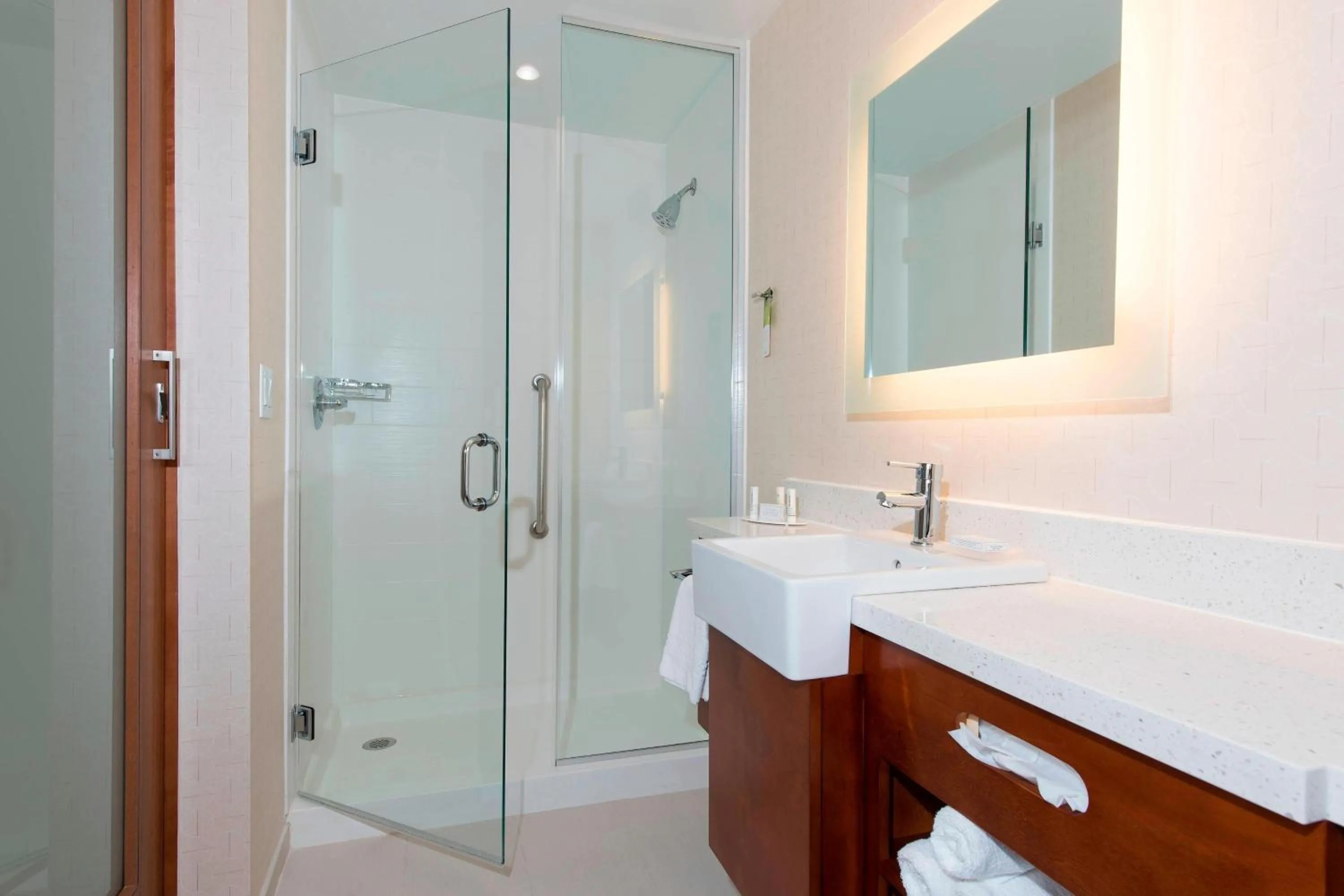 Bathroom in SpringHill Suites Houston Sugarland