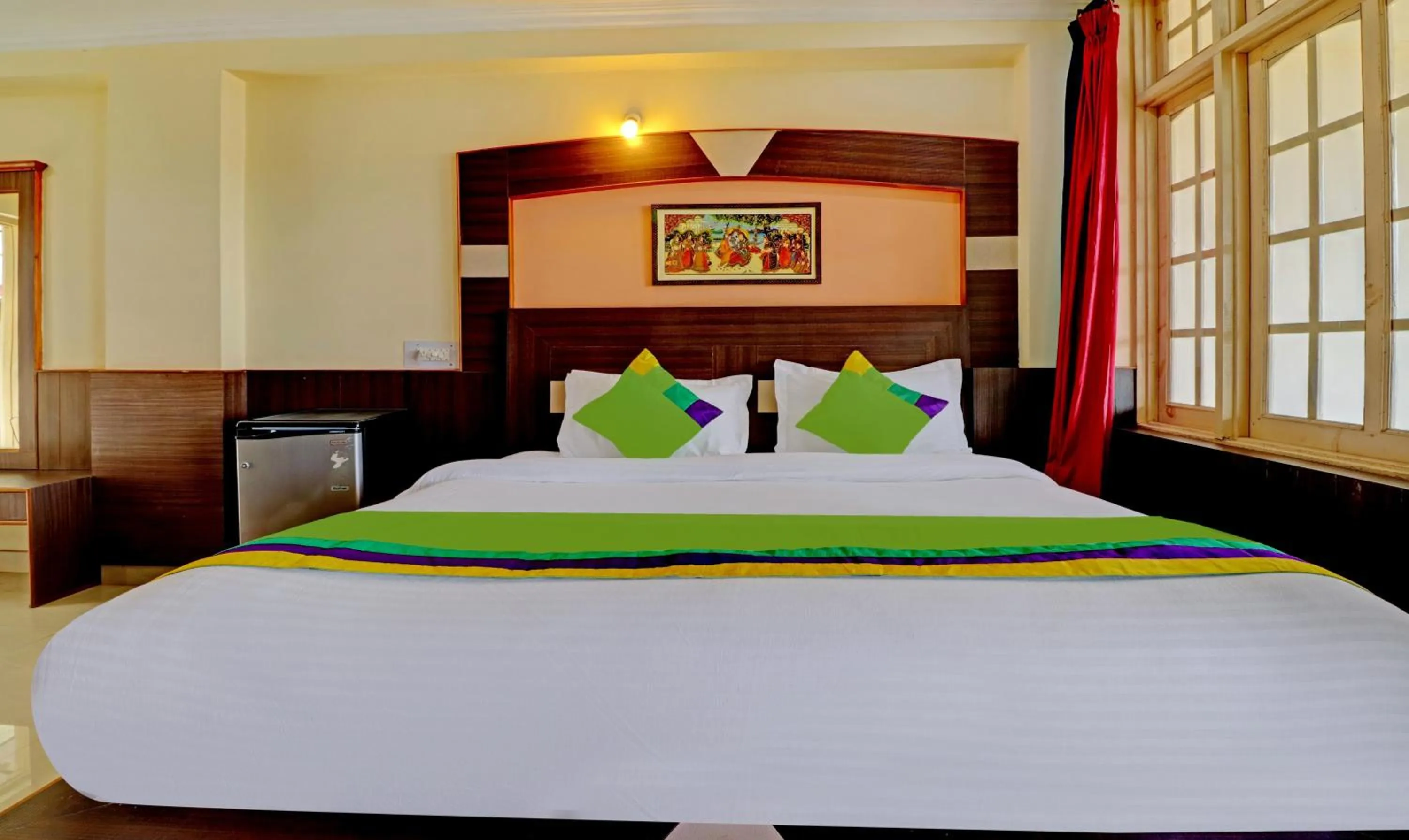 Bed in Sky Pie hotel