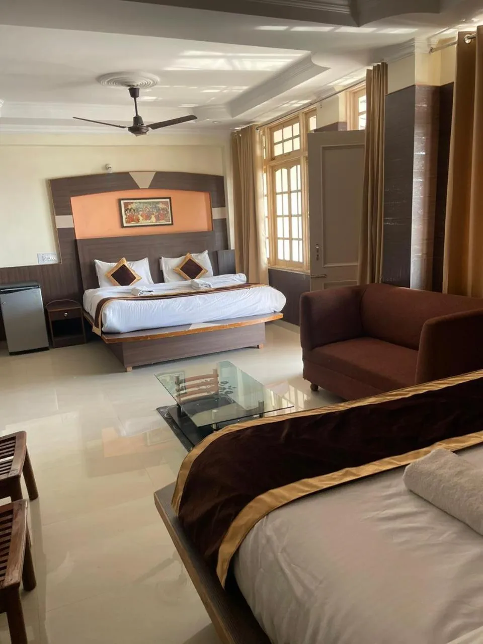 Bed in Sky Pie hotel