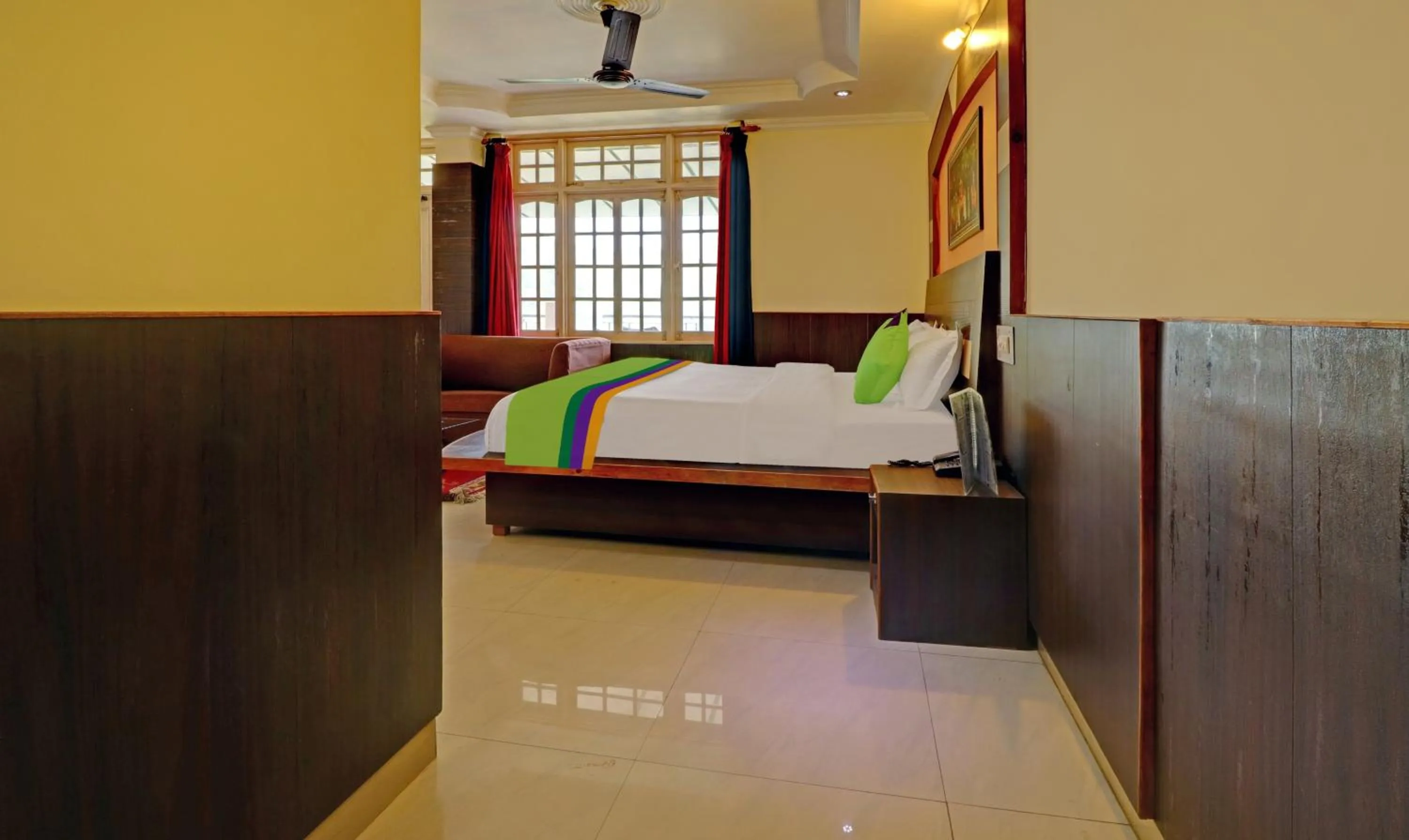 Bed in Sky Pie hotel