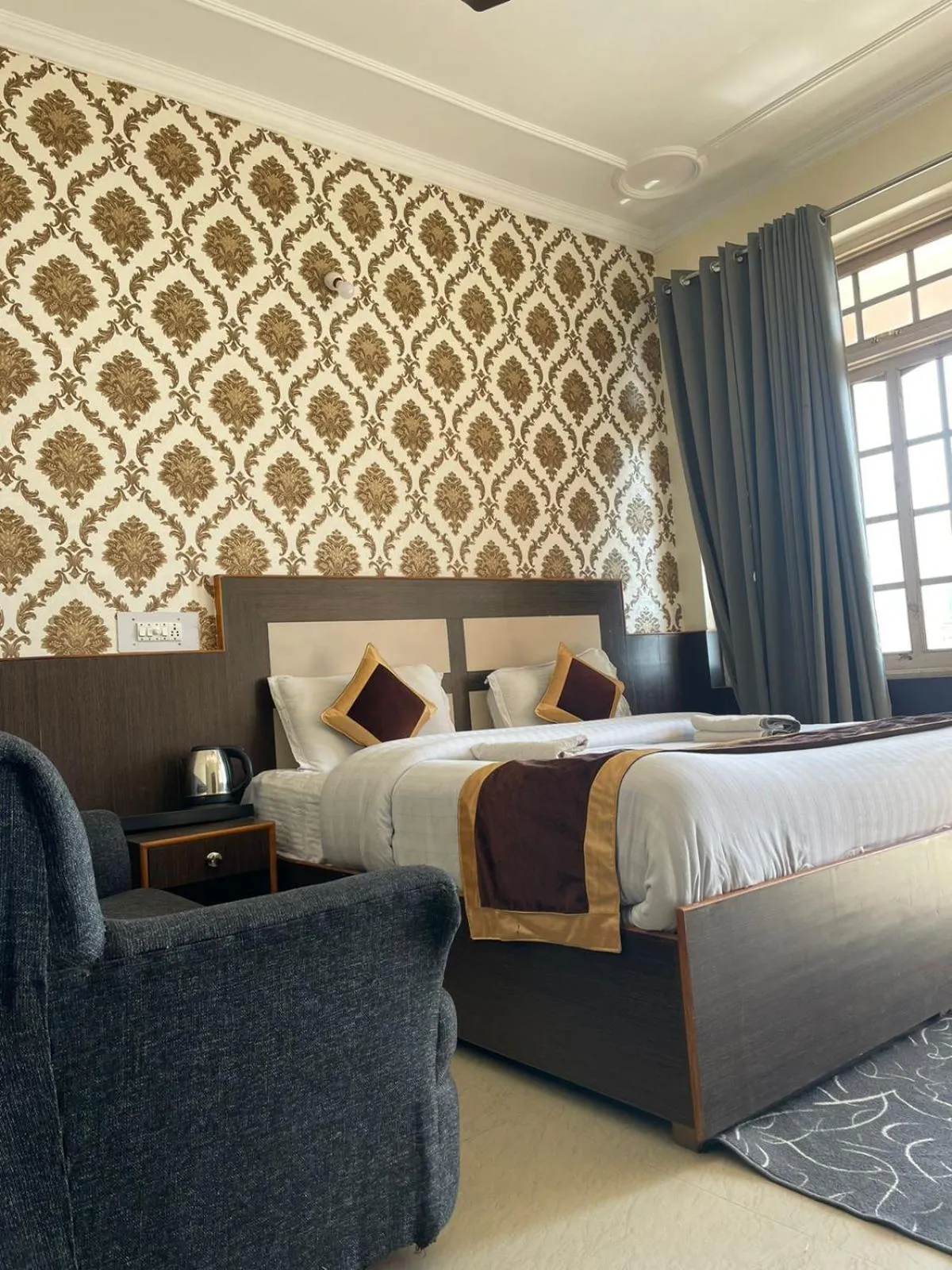 Bed in Sky Pie hotel