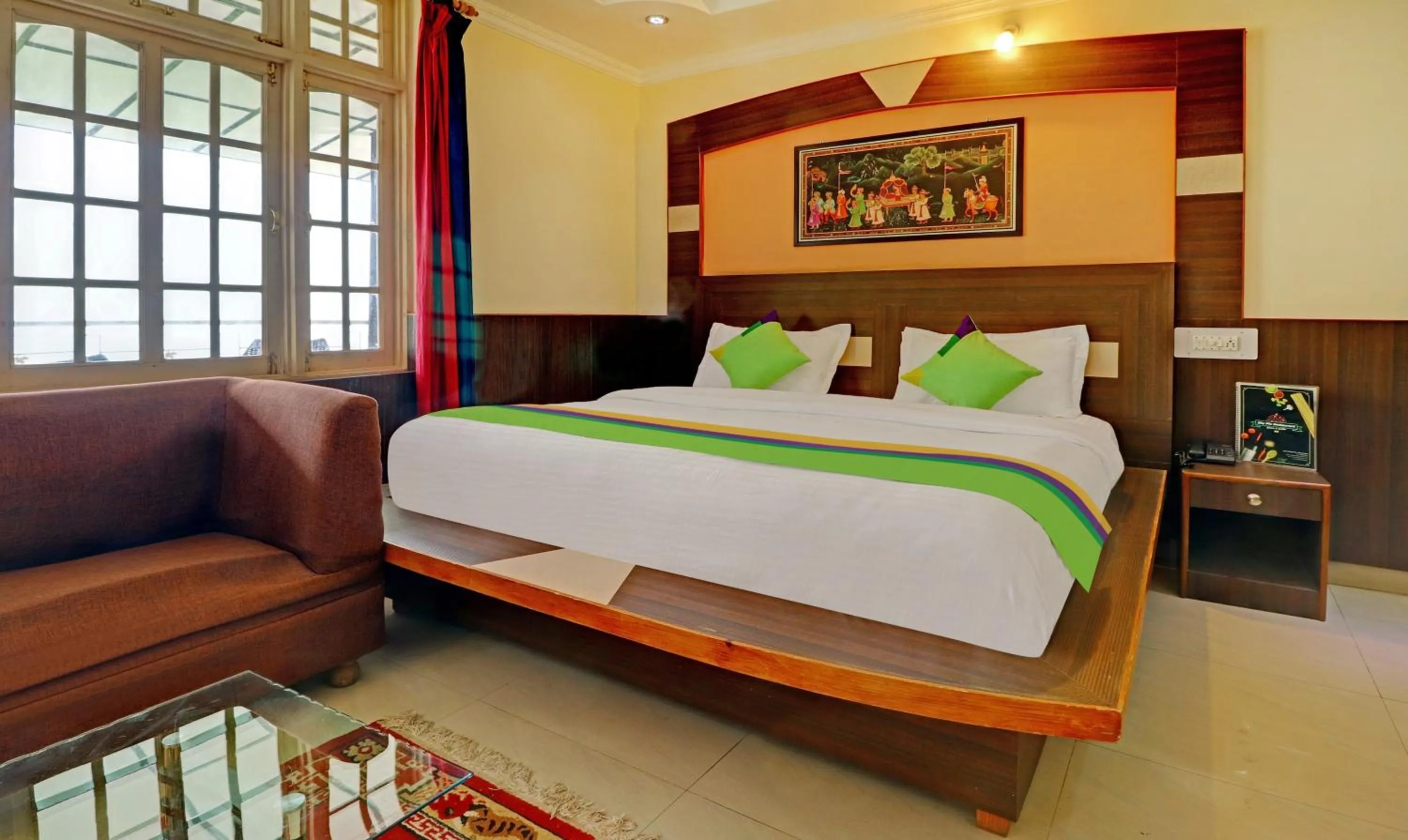 Bed in Sky Pie hotel