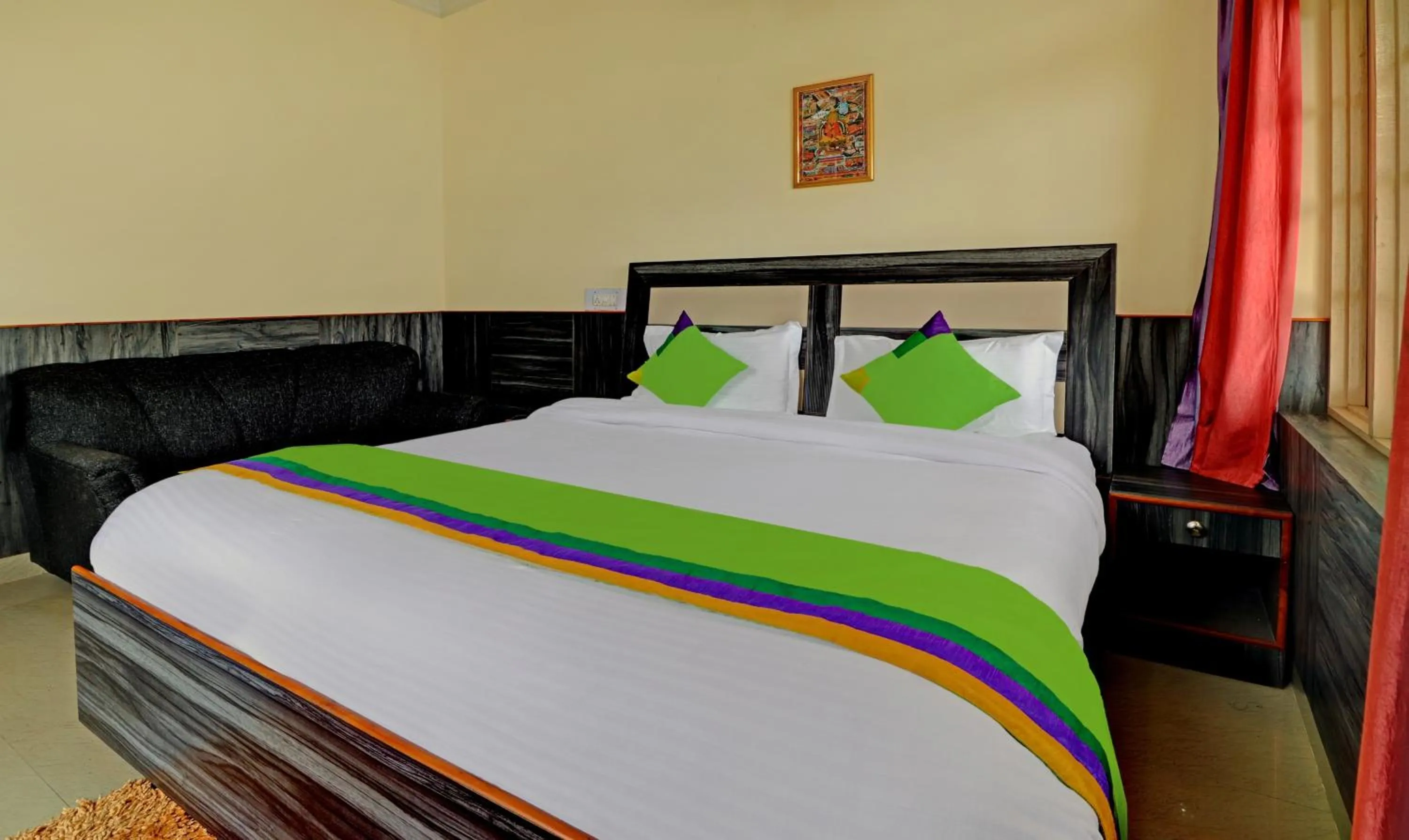 Bed in Sky Pie hotel