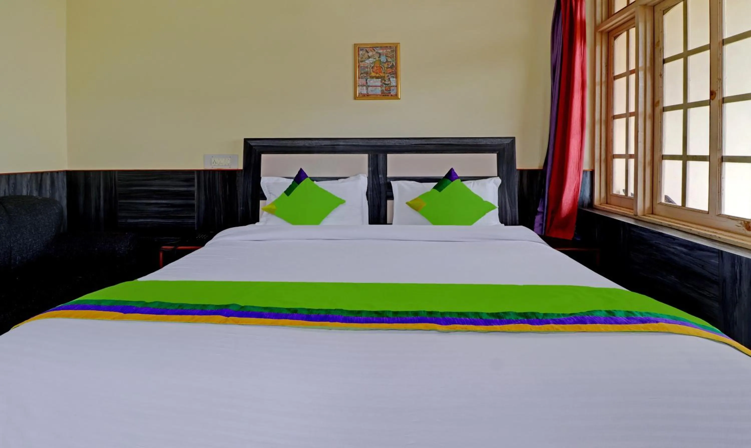 Bed in Sky Pie hotel