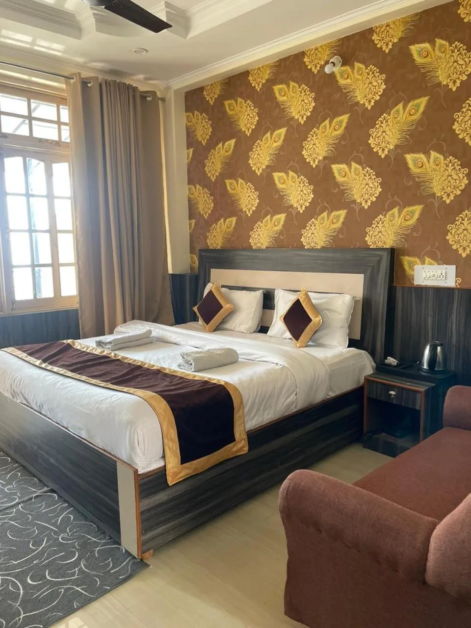 Bed in Sky Pie hotel