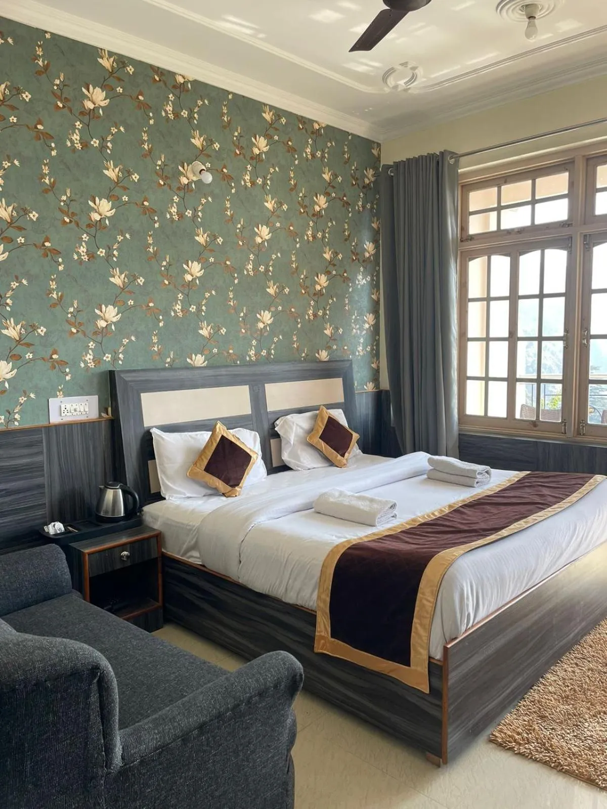 Bed in Sky Pie hotel