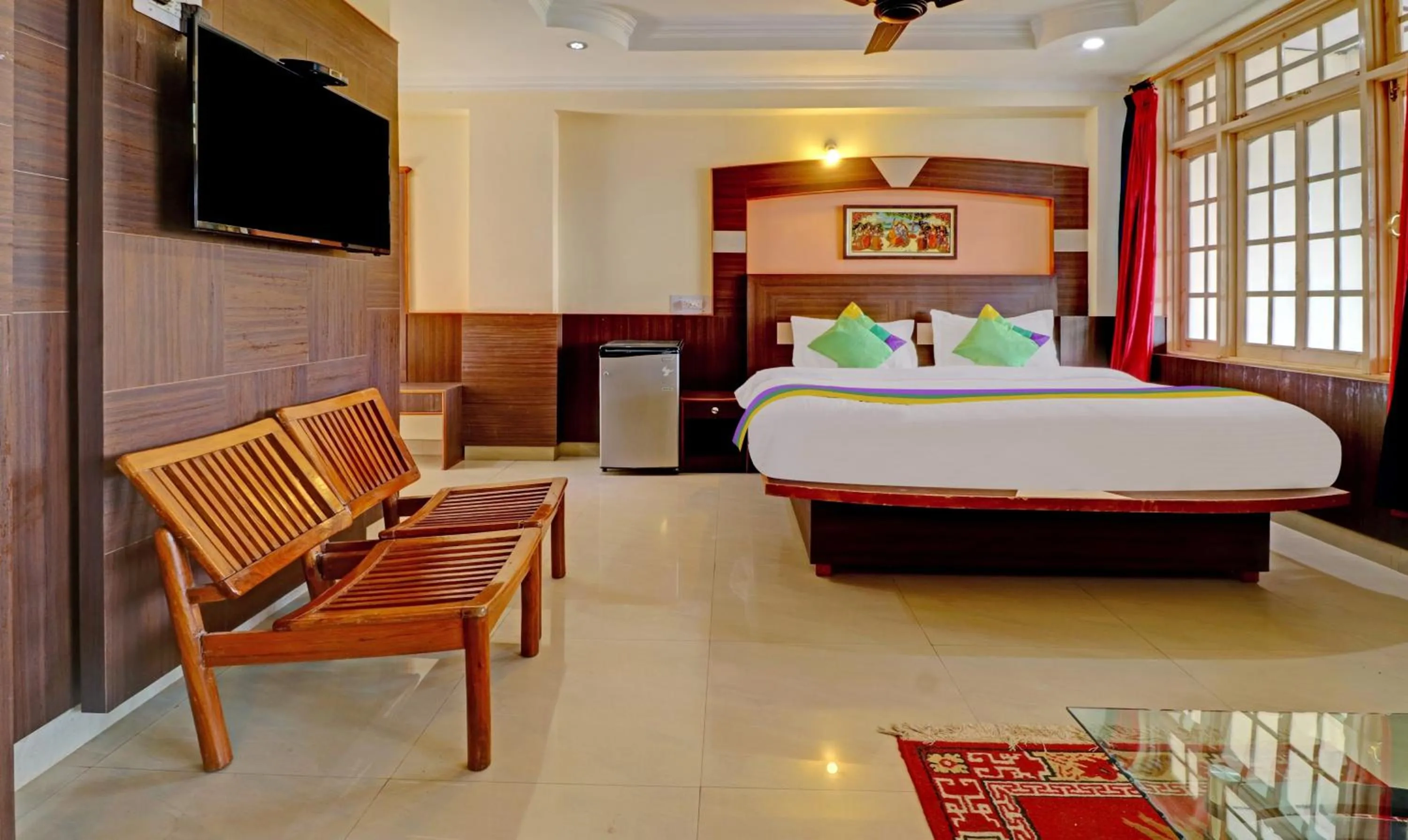 Bed in Sky Pie hotel