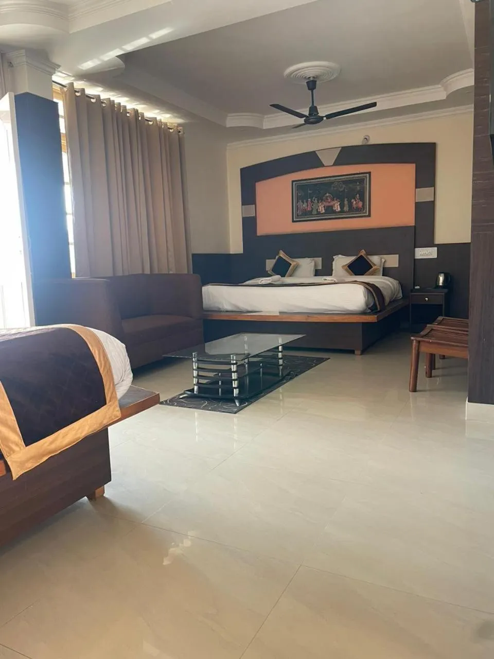 Bed in Sky Pie hotel